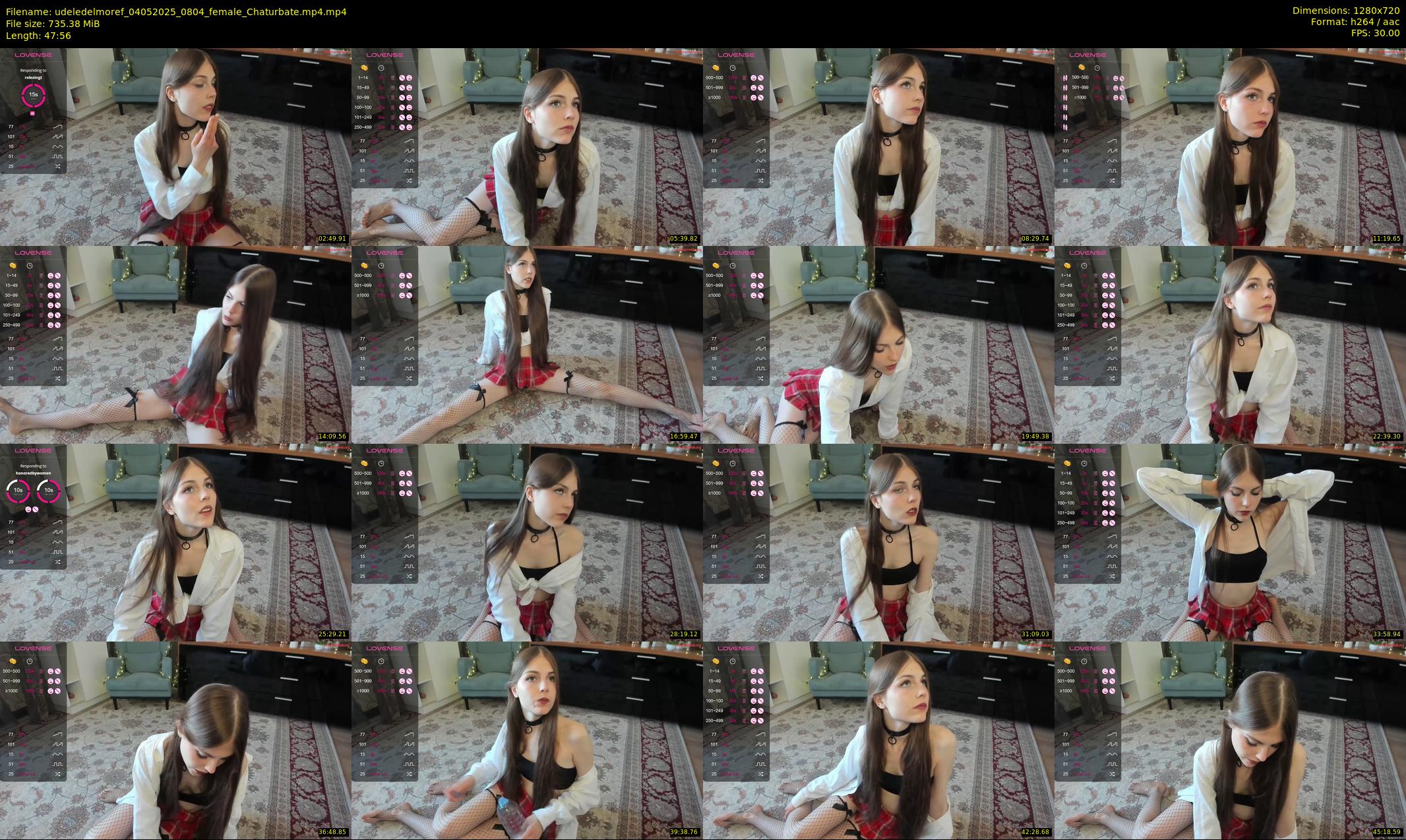 udeledelmoref — 48 minute Chaturbate female cam show recording, 720p, May 4, 2025