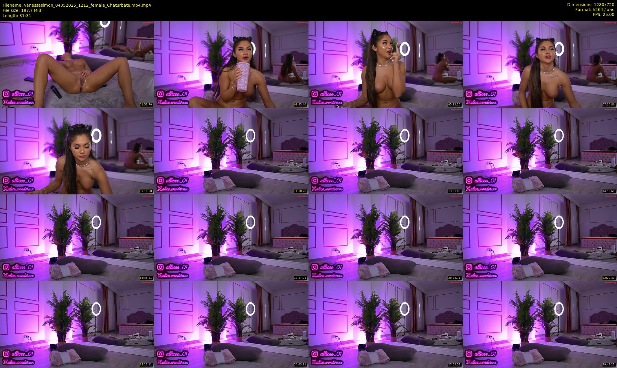 vanessasimon — 32 minute Chaturbate female cam show recording, 720p, May 4, 2025