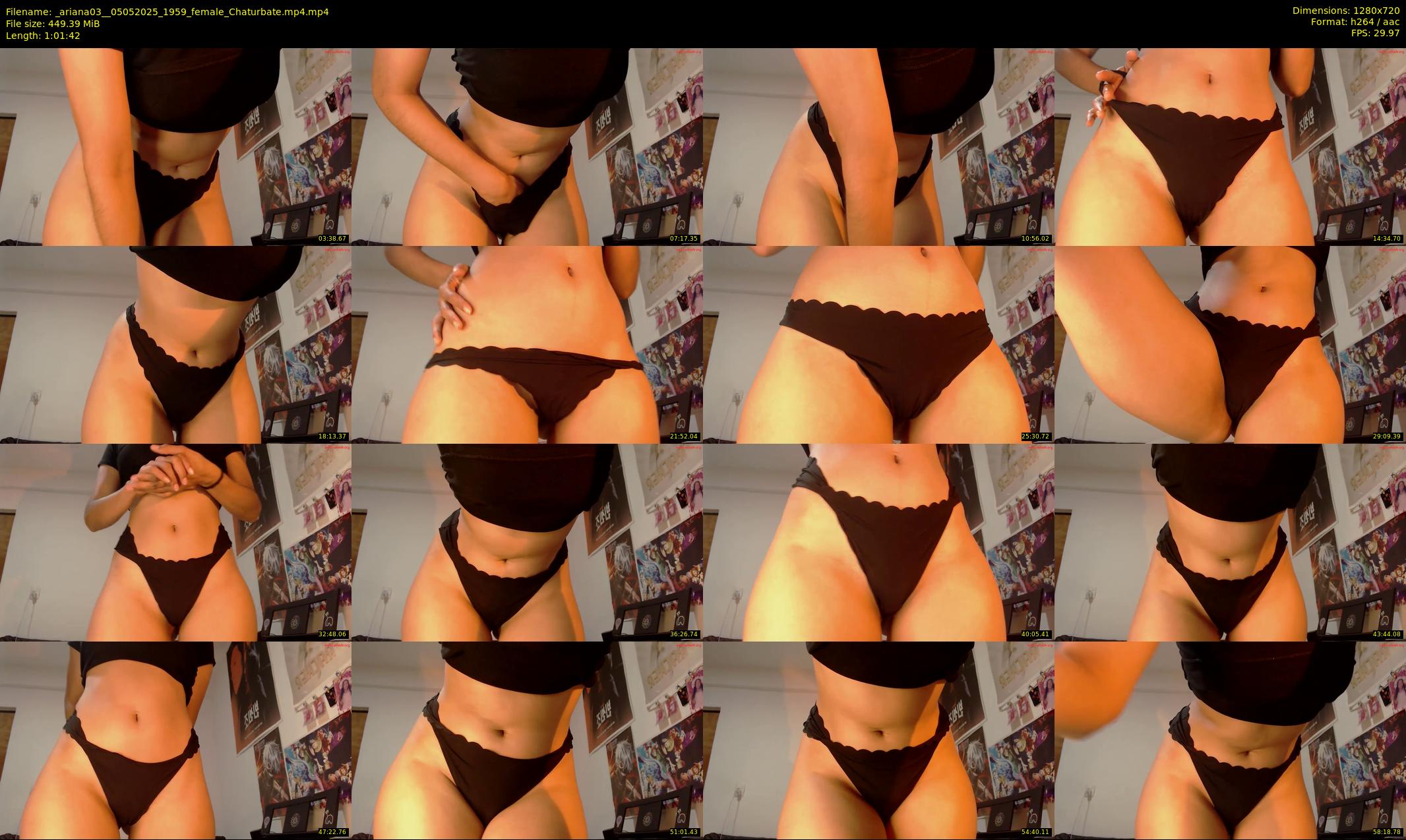 _ariana03_ — 62 minute Chaturbate female cam show recording, 720p, May 5, 2025