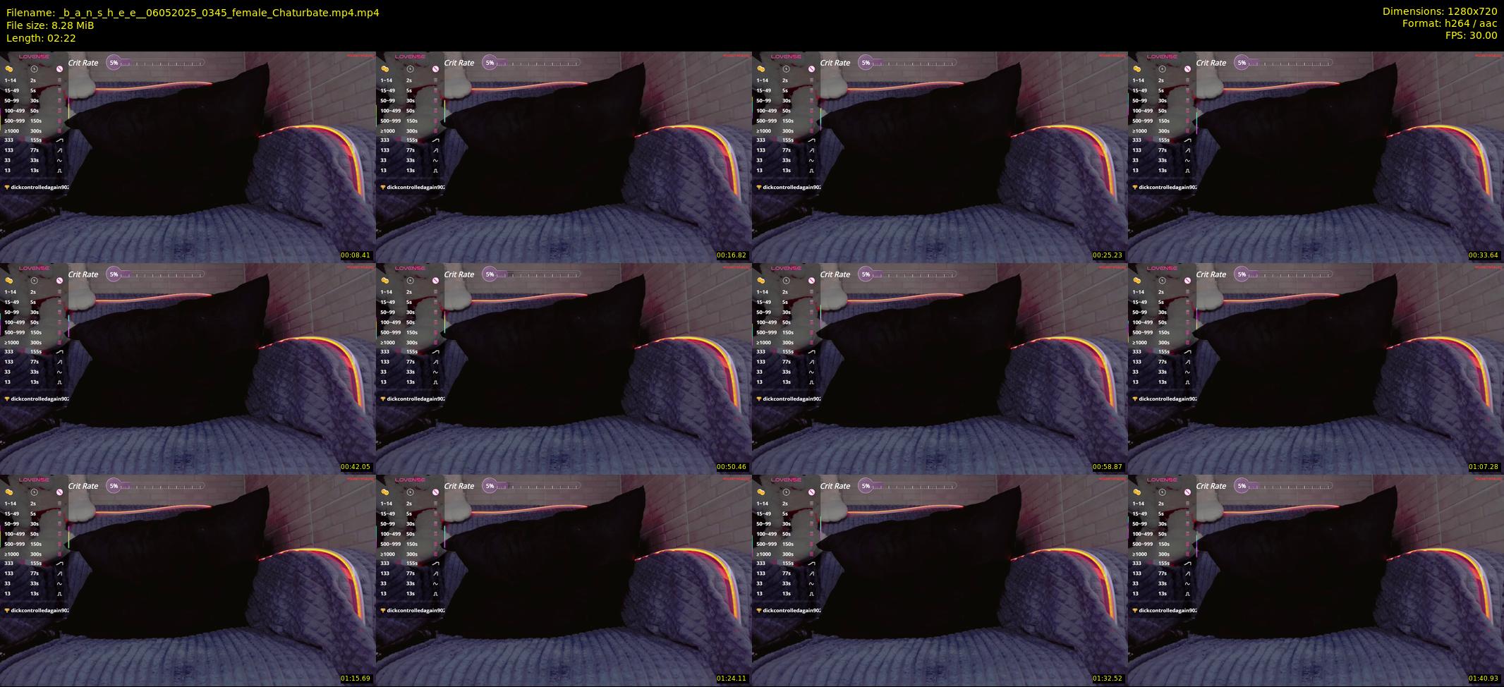 _b_a_n_s_h_e_e_ — 3 minute Chaturbate female cam show recording, 720p, May 6, 2025
