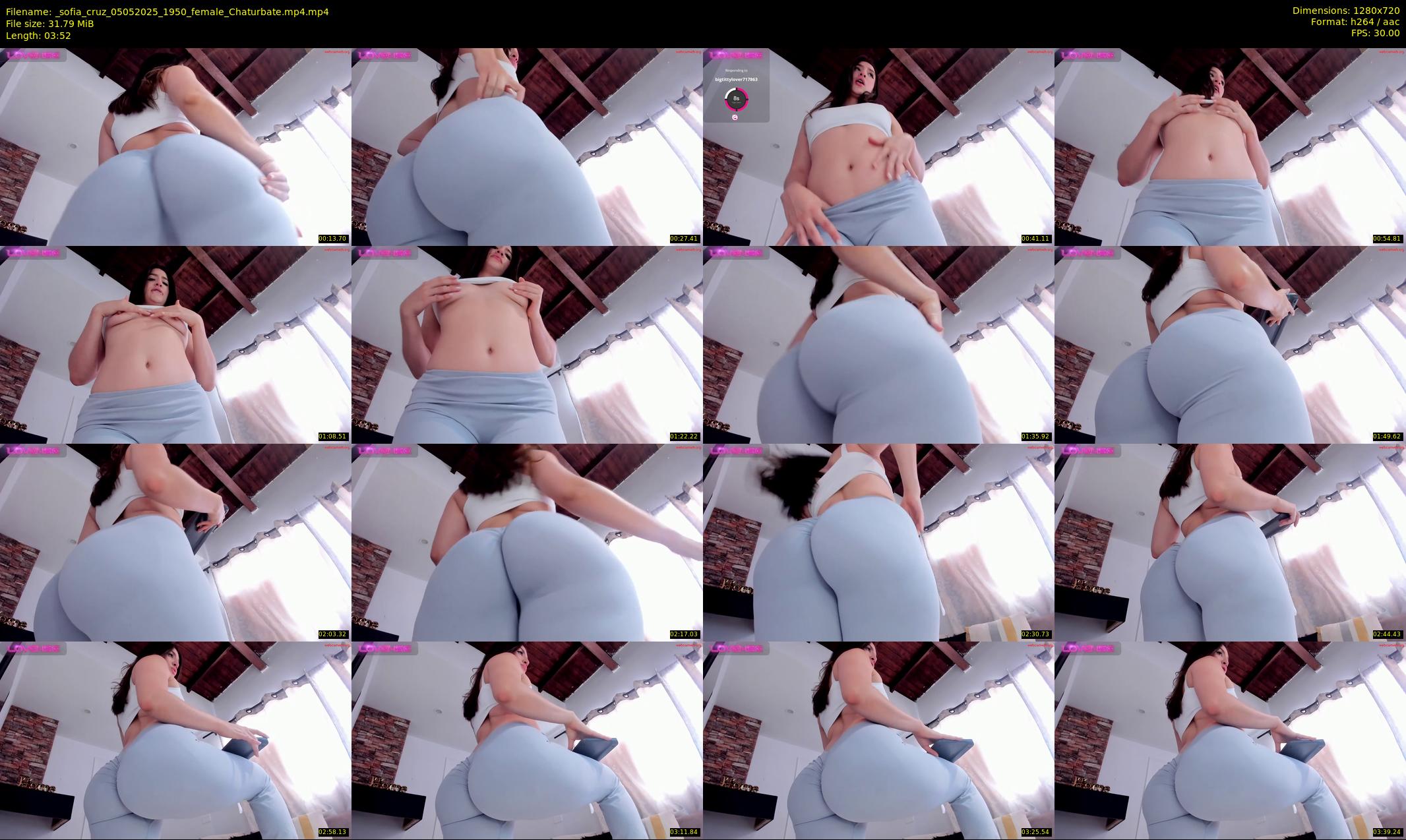 _sofia_cruz — 4 minute Chaturbate female cam show recording, 720p, May 5, 2025