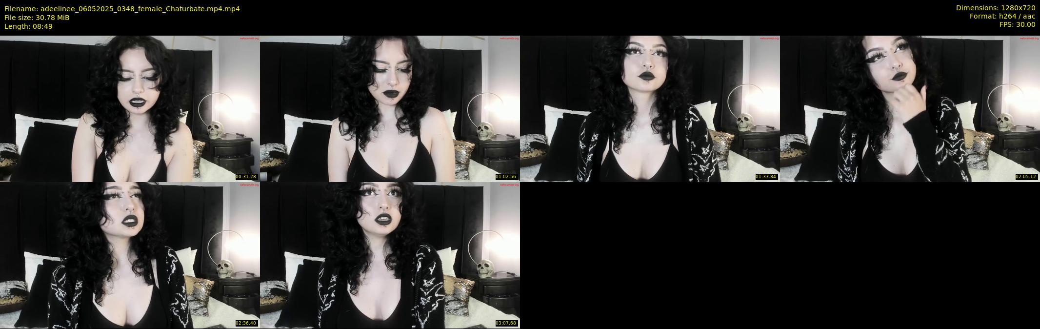 adeelinee — 9 minute Chaturbate female cam show recording, 720p, May 6, 2025