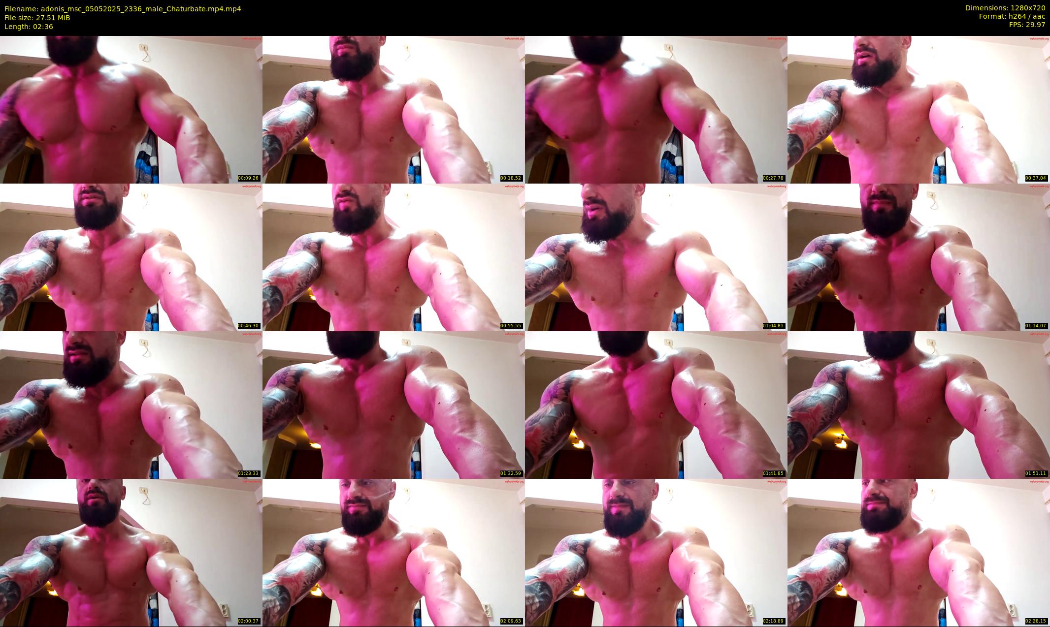 adonis_msc — 3 minute Chaturbate male cam show recording, 720p, May 5, 2025