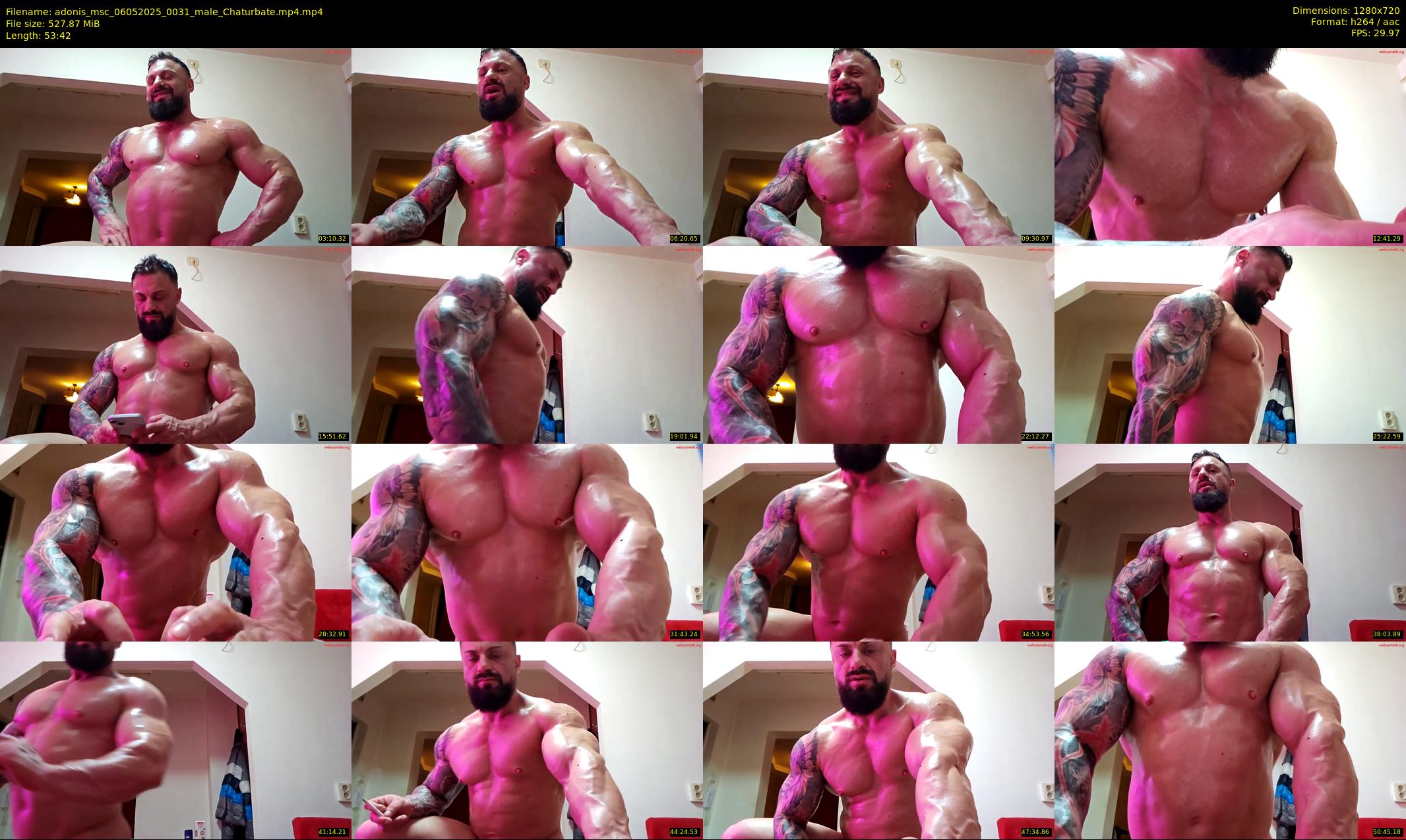adonis_msc — 54 minute Chaturbate male cam show recording, 720p, May 6, 2025