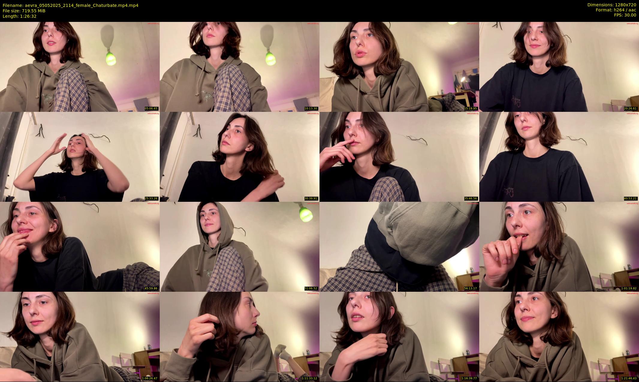 aevra — 87 minute Chaturbate female cam show recording, 720p, May 5, 2025