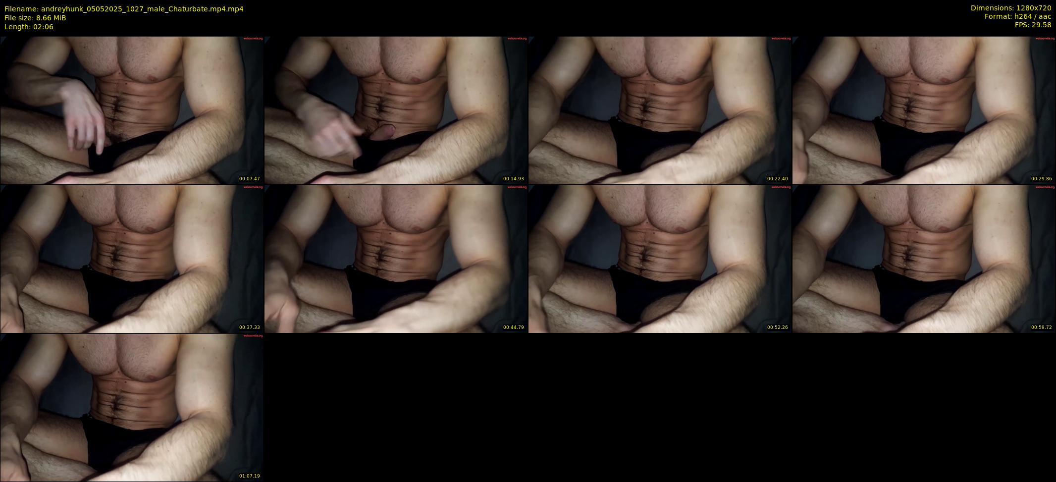 andreyhunk — 3 minute Chaturbate male cam show recording, 720p, May 5, 2025