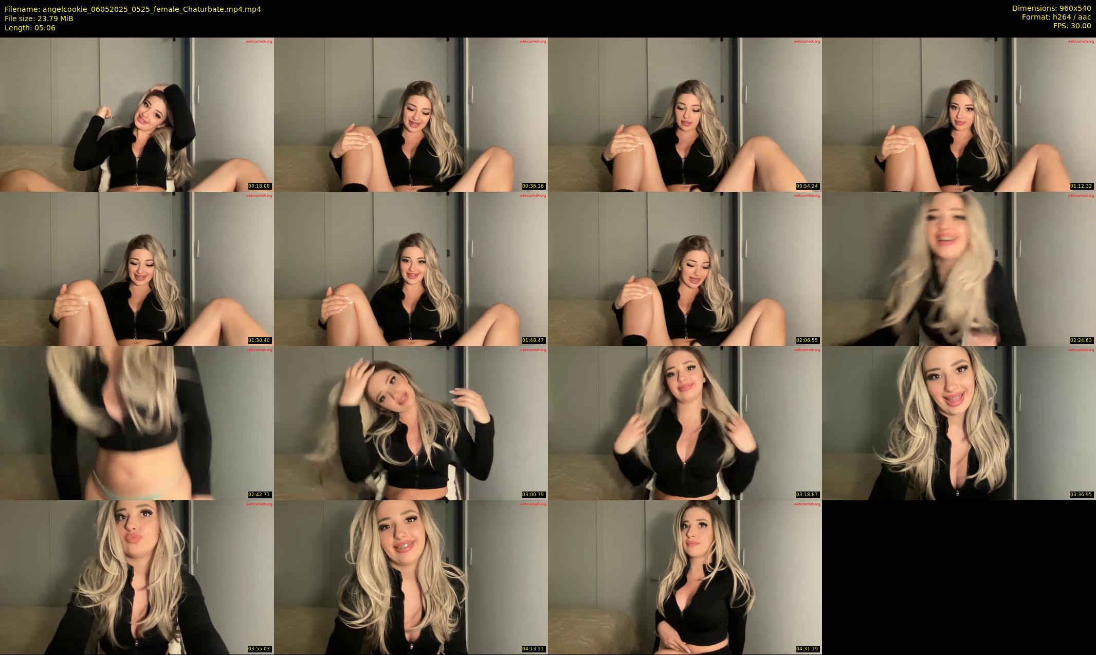 angelcookie — 6 minute Chaturbate female cam show recording, 480p, May 6, 2025