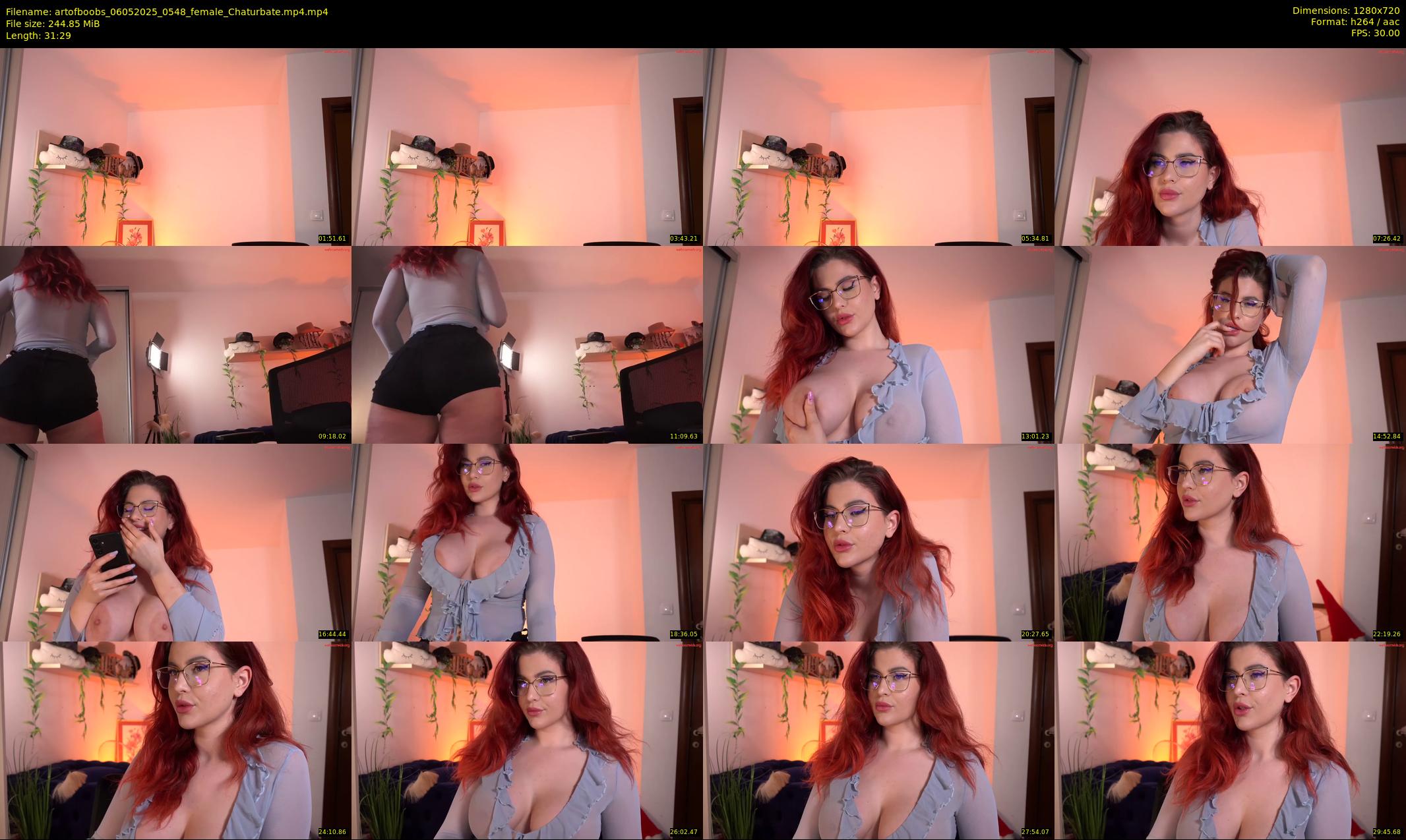 artofboobs — 32 minute Chaturbate female cam show recording, 720p, May 6, 2025
