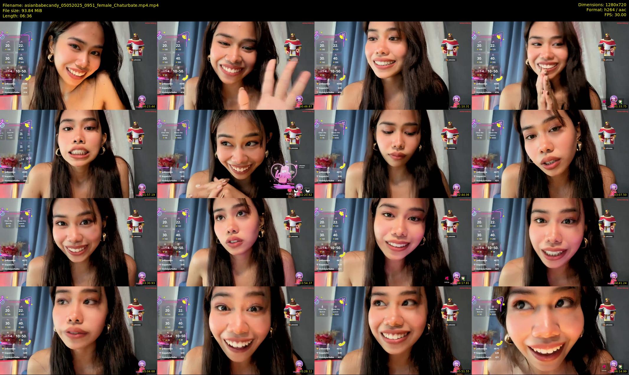 asianbabecandy — 7 minute Chaturbate female cam show recording, 720p, May 5, 2025