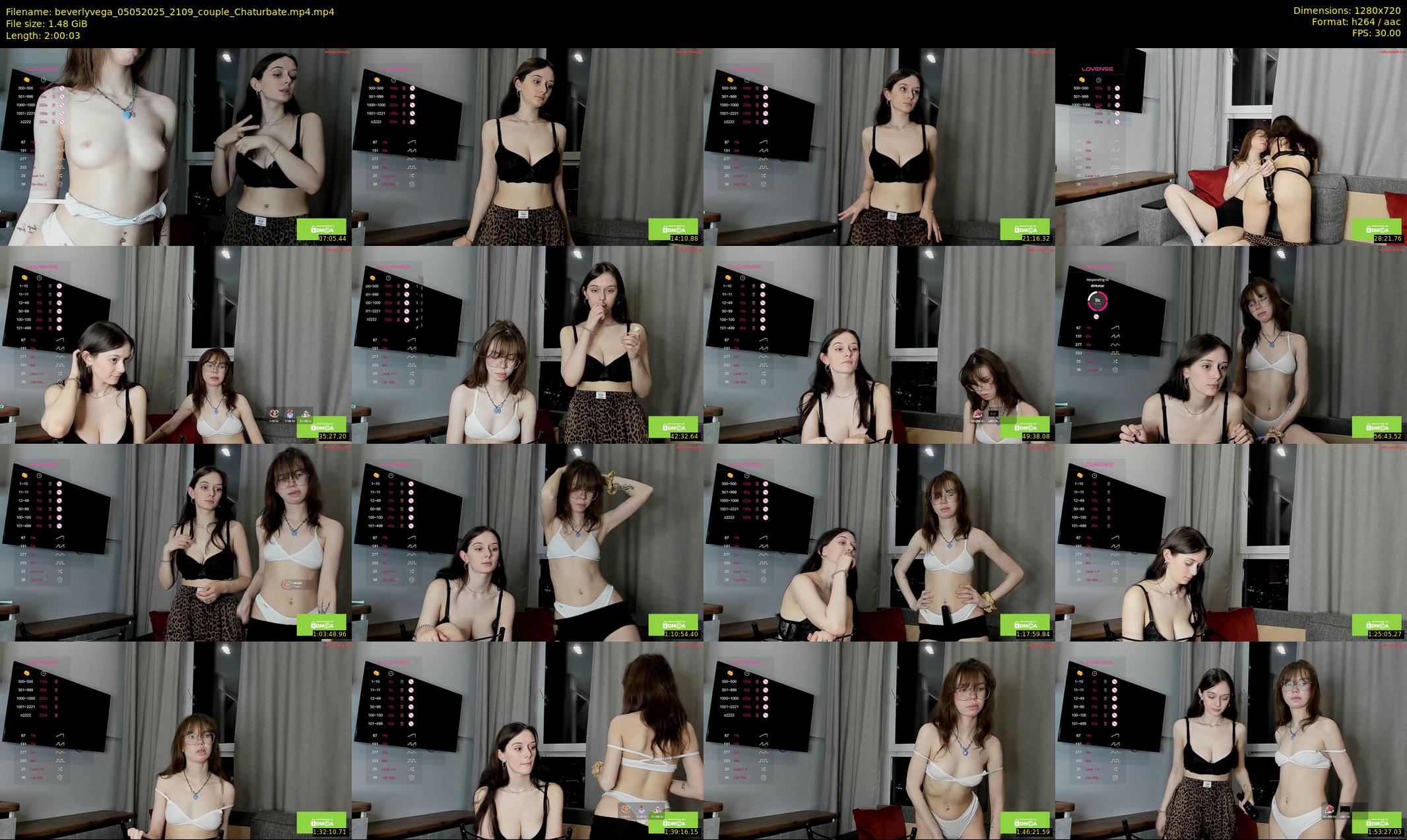 beverlyvega — 121 minute Chaturbate couple cam show recording, 720p, May 5, 2025