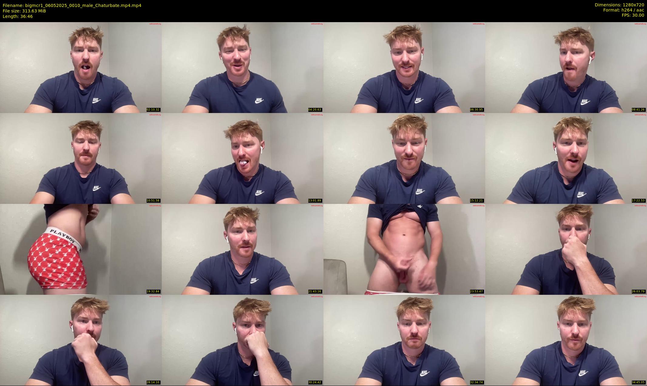 bigmcr1 — 37 minute Chaturbate male cam show recording, 720p, May 6, 2025