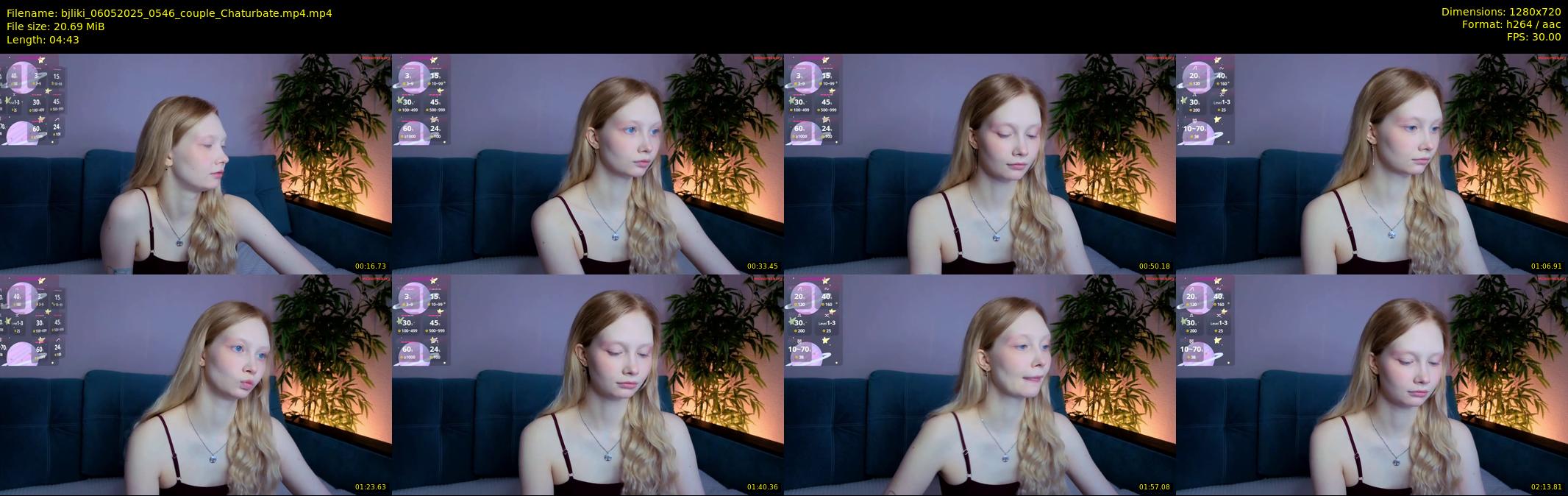 bjliki — 5 minute Chaturbate couple cam show recording, 720p, May 6, 2025