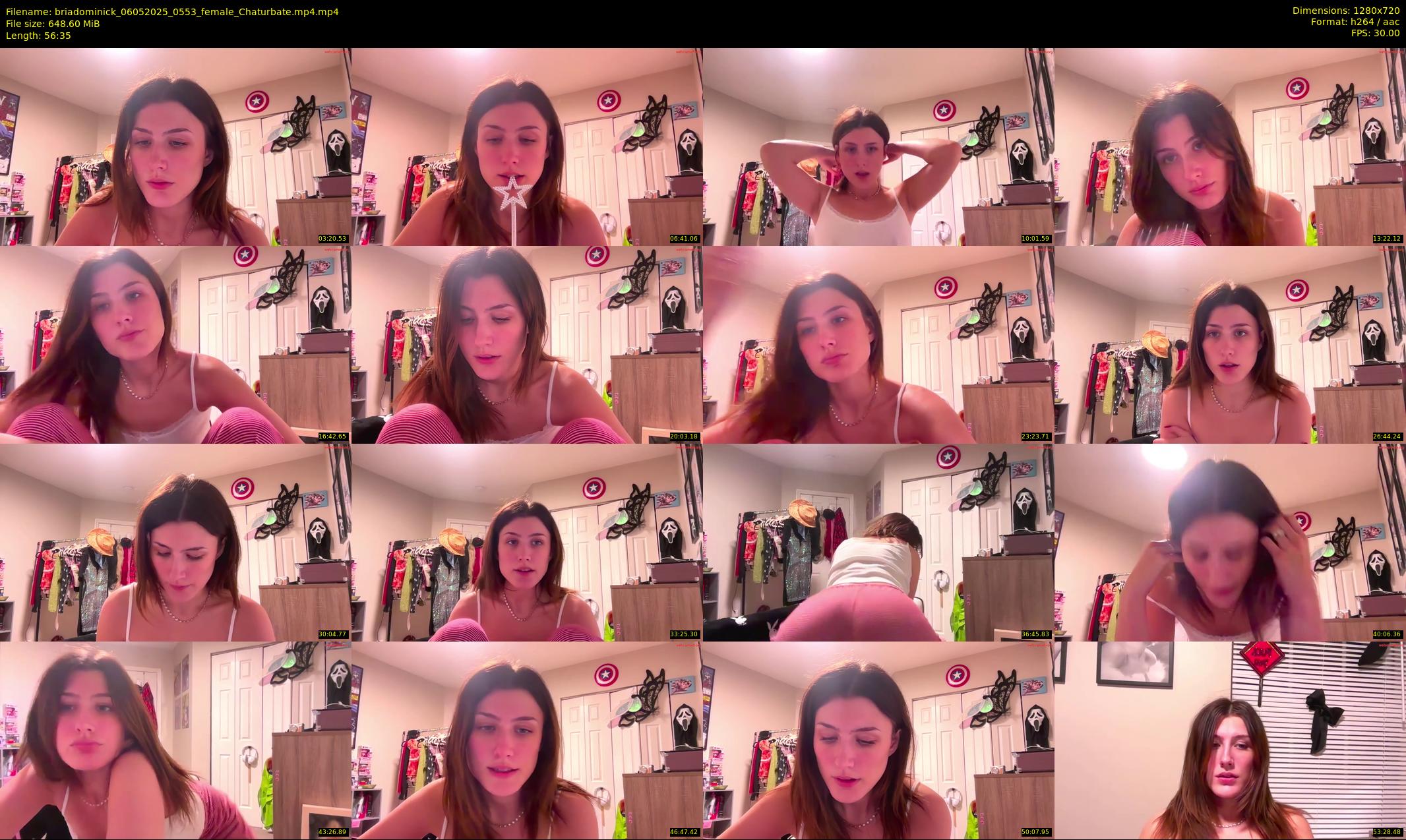 briadominick — 57 minute Chaturbate couple cam show recording, 720p, May 6, 2025