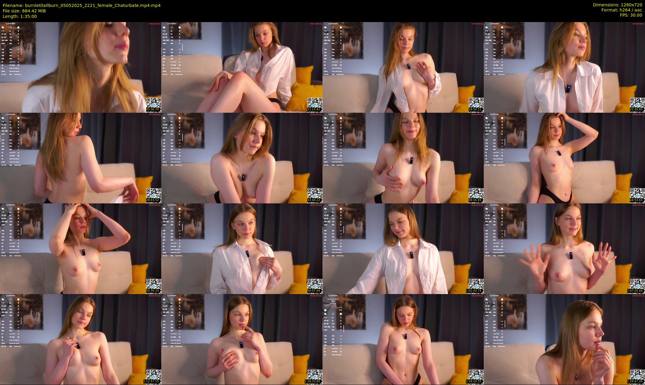 burnletitallburn — 95 minute Chaturbate female cam show recording, 720p, May 5, 2025