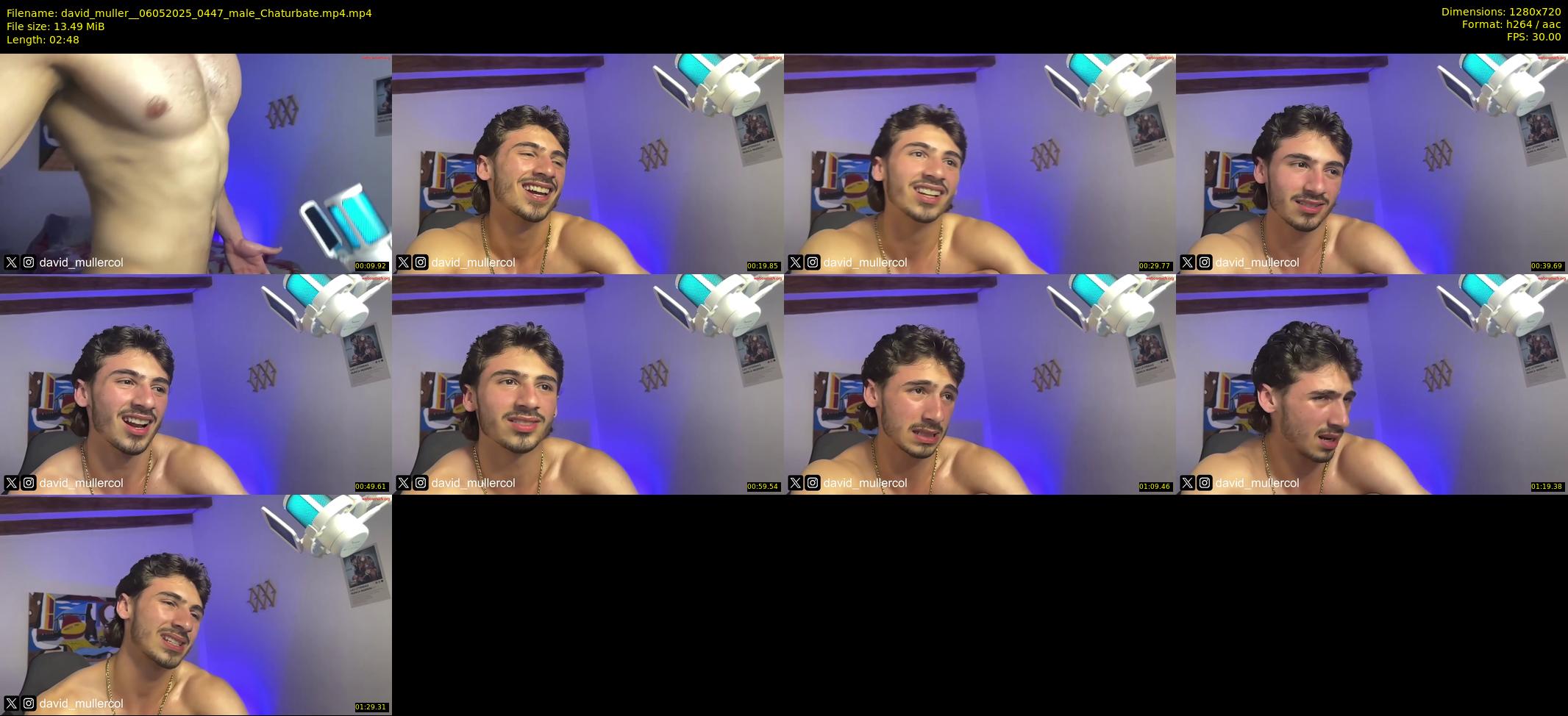 david_muller_ — 3 minute Chaturbate male cam show recording, 720p, May 6, 2025