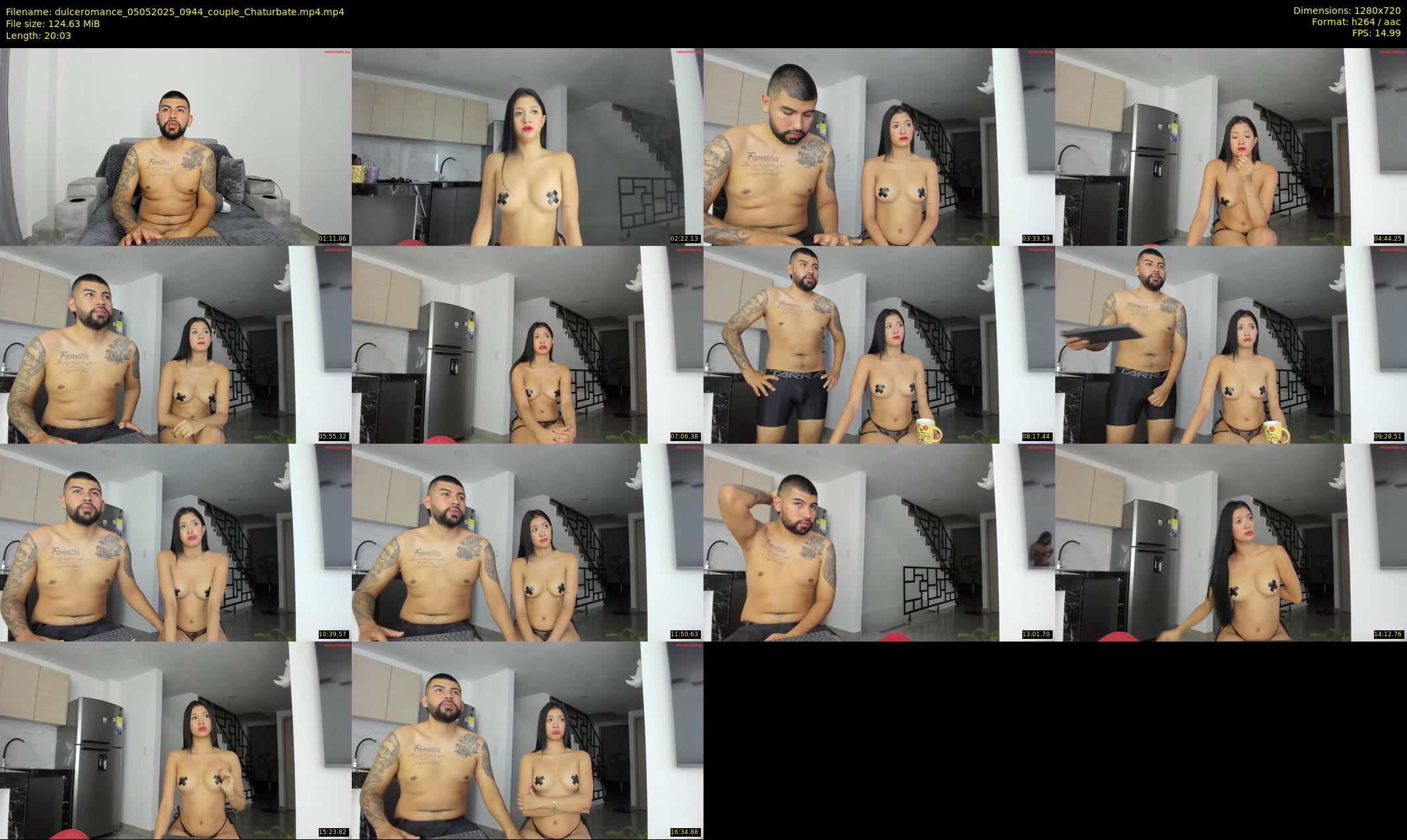 dulceromance — 21 minute Chaturbate couple cam show recording, 720p, May 5, 2025