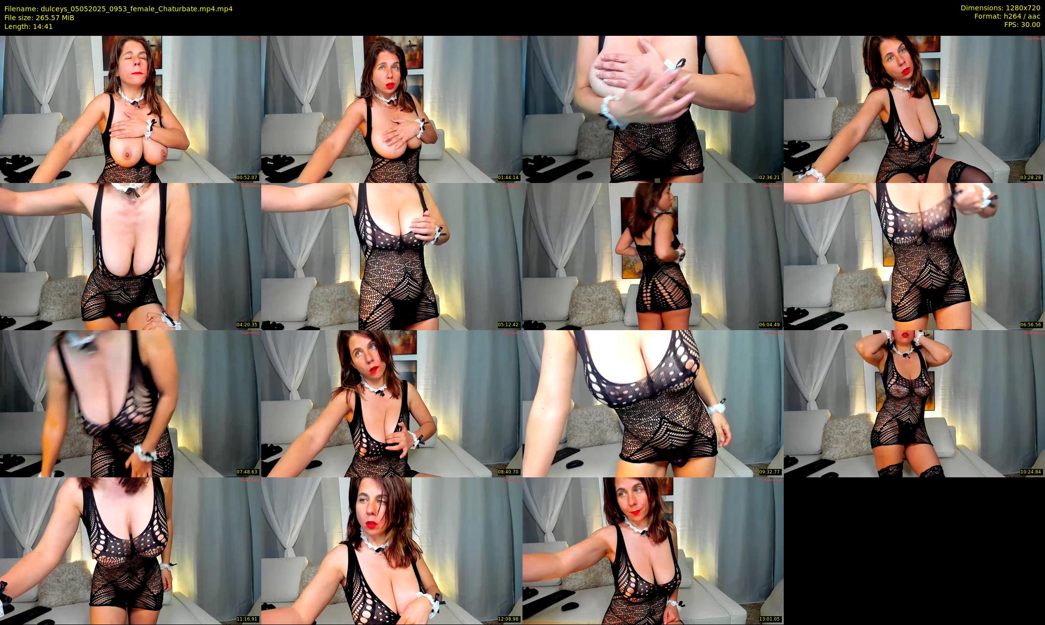 dulceys — 15 minute Chaturbate female cam show recording, 720p, May 5, 2025