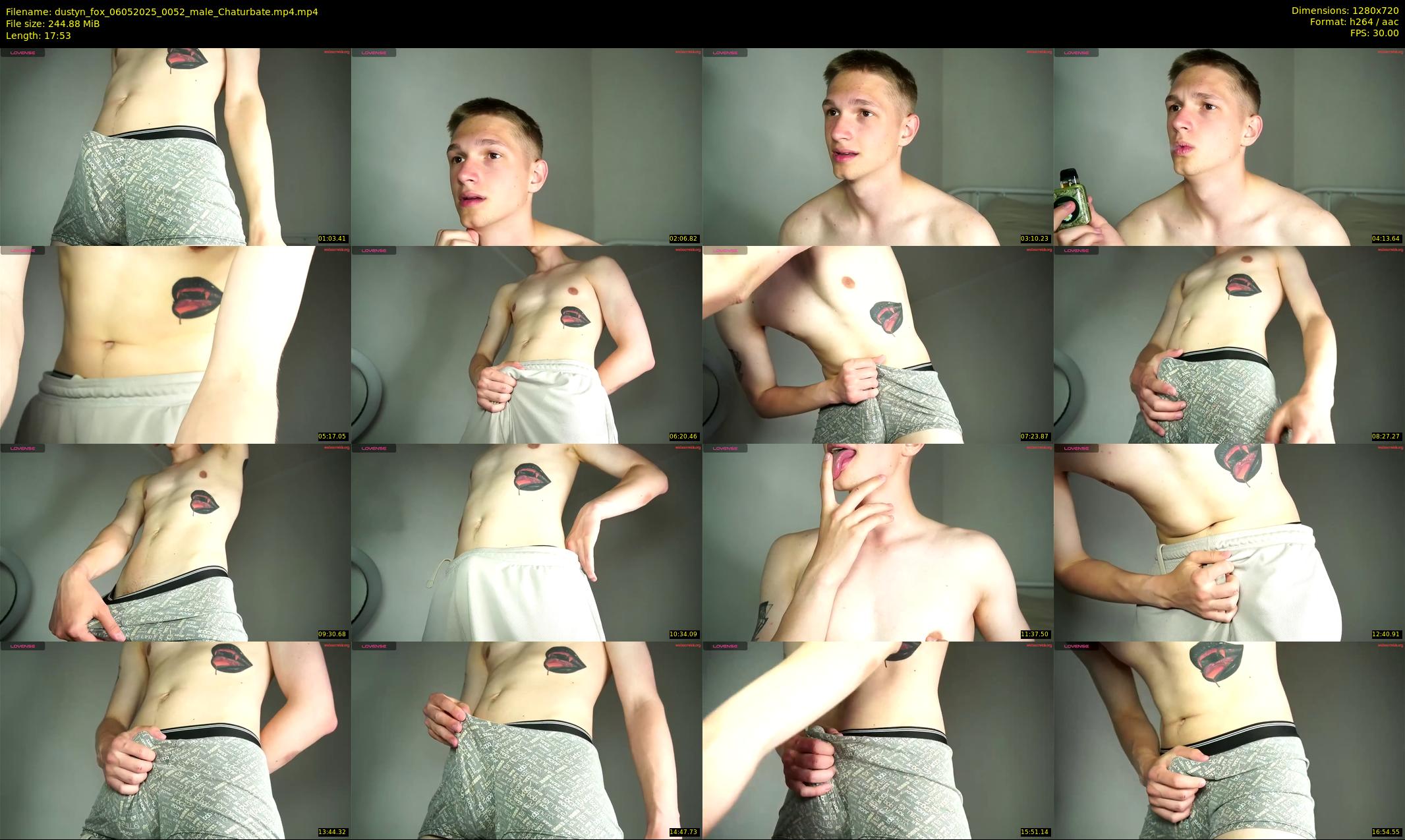 dustyn_fox — 18 minute Chaturbate male cam show recording, 720p, May 6, 2025