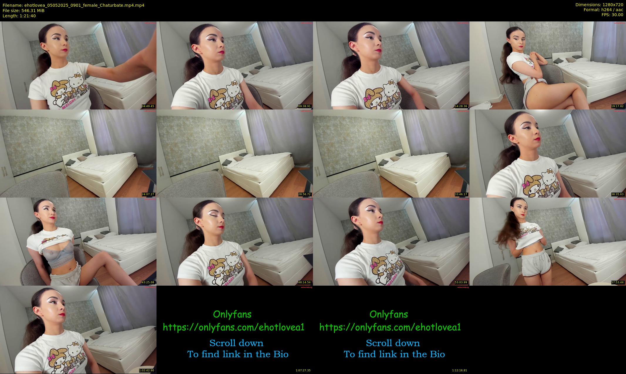 ehotlovea — 82 minute Chaturbate female cam show recording, 720p, May 5, 2025