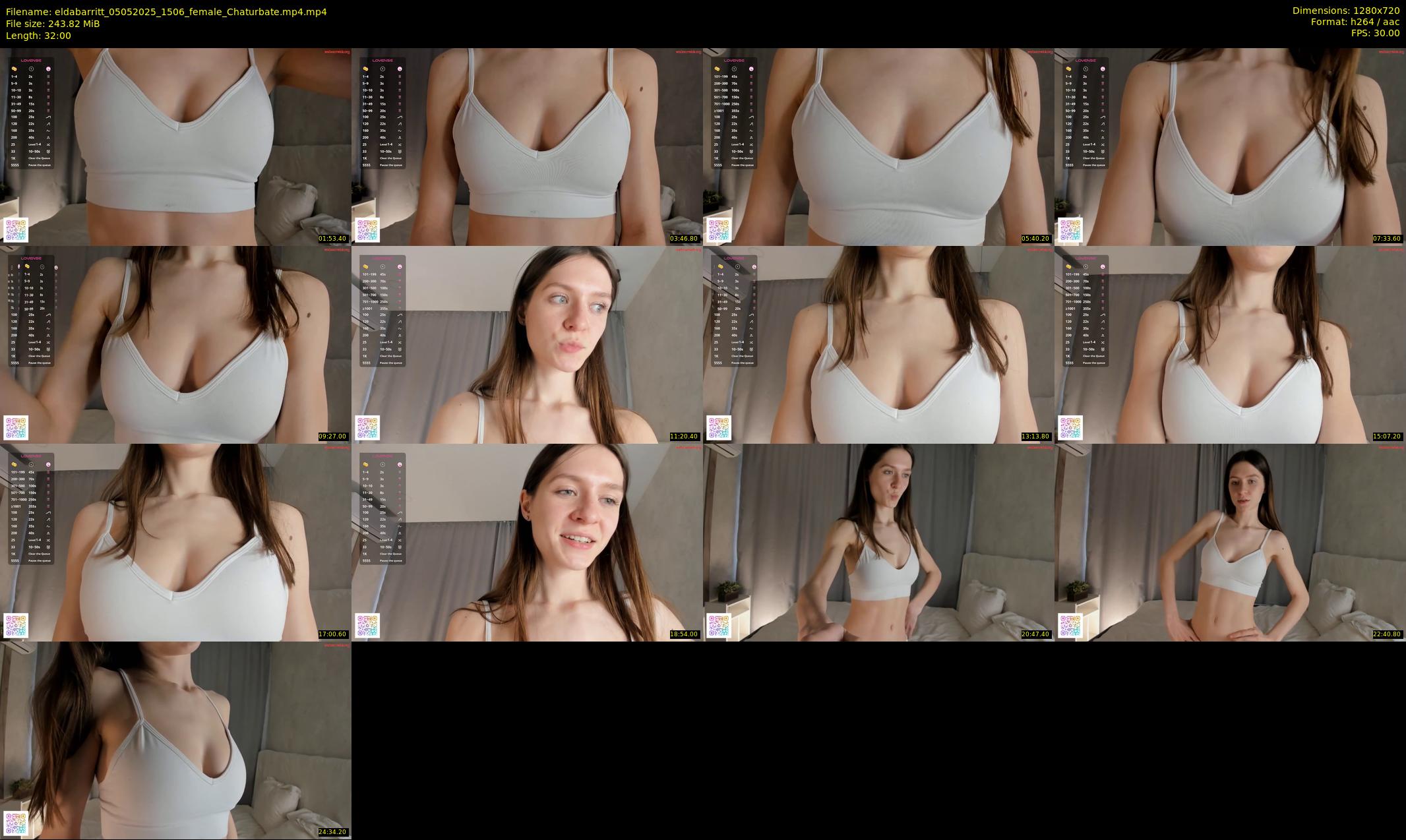 eldabarritt — 32 minute Chaturbate female cam show recording, 720p, May 5, 2025