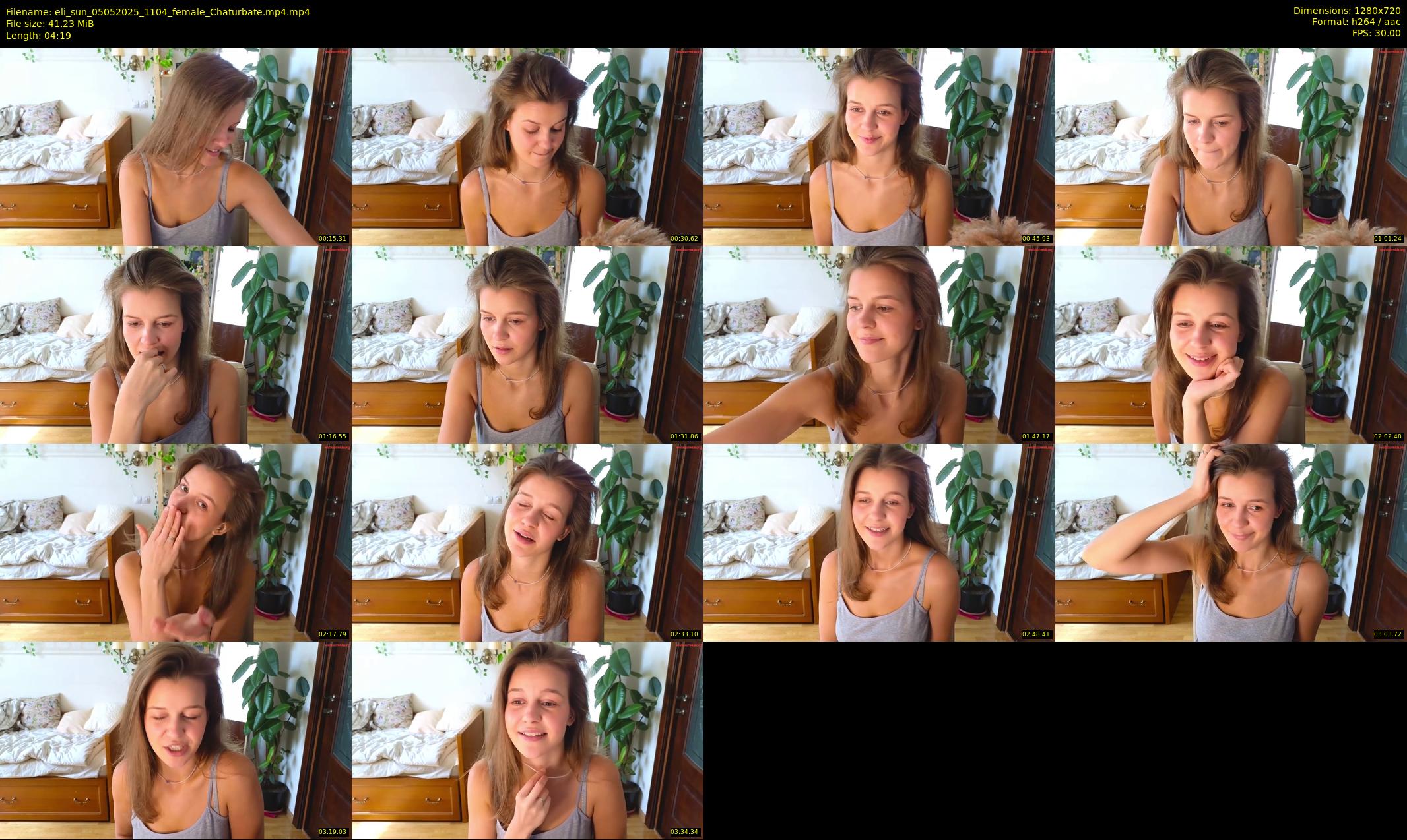 eli_sun — 5 minute Chaturbate female cam show recording, 720p, May 5, 2025