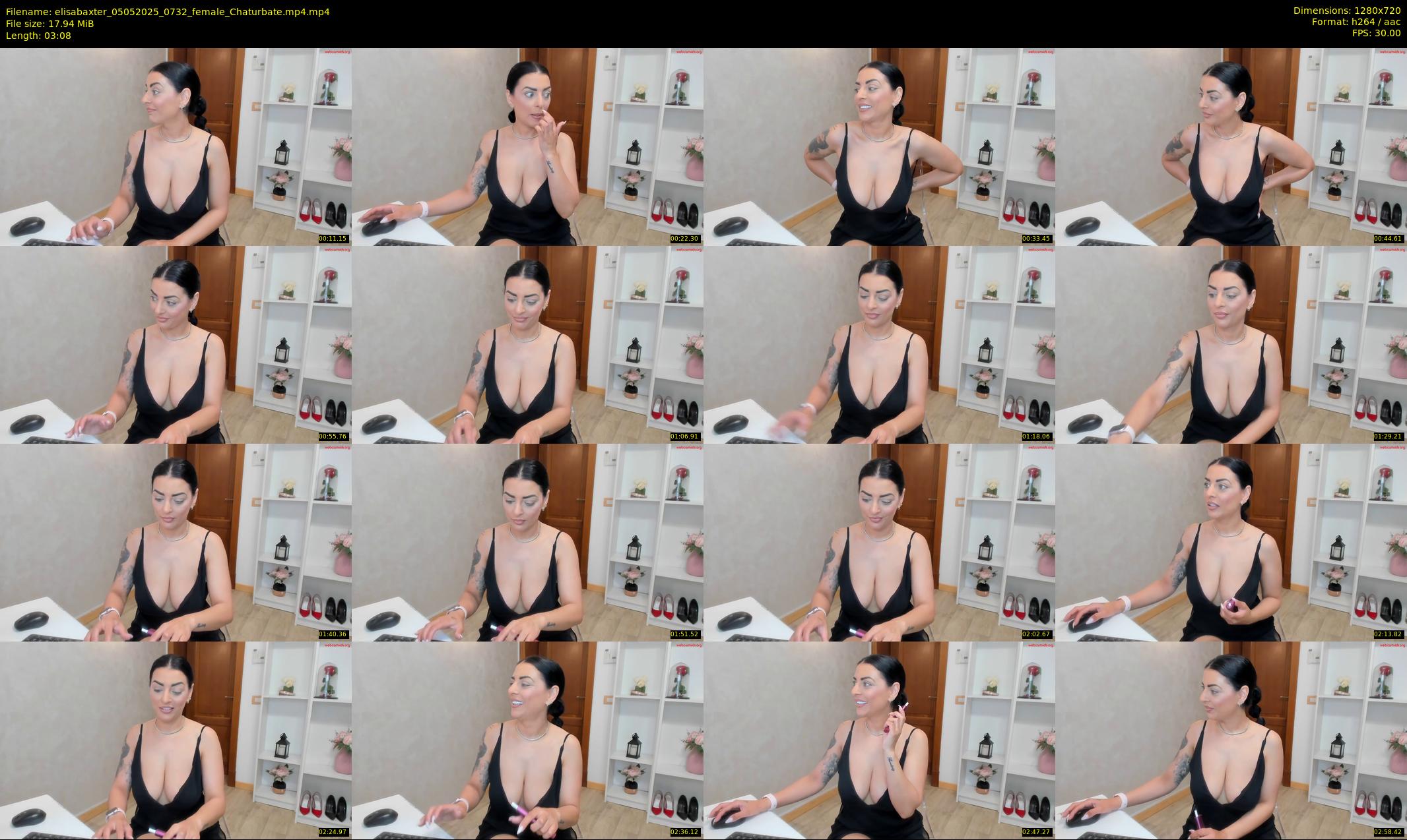elisabaxter — 4 minute Chaturbate female cam show recording, 720p, May 5, 2025