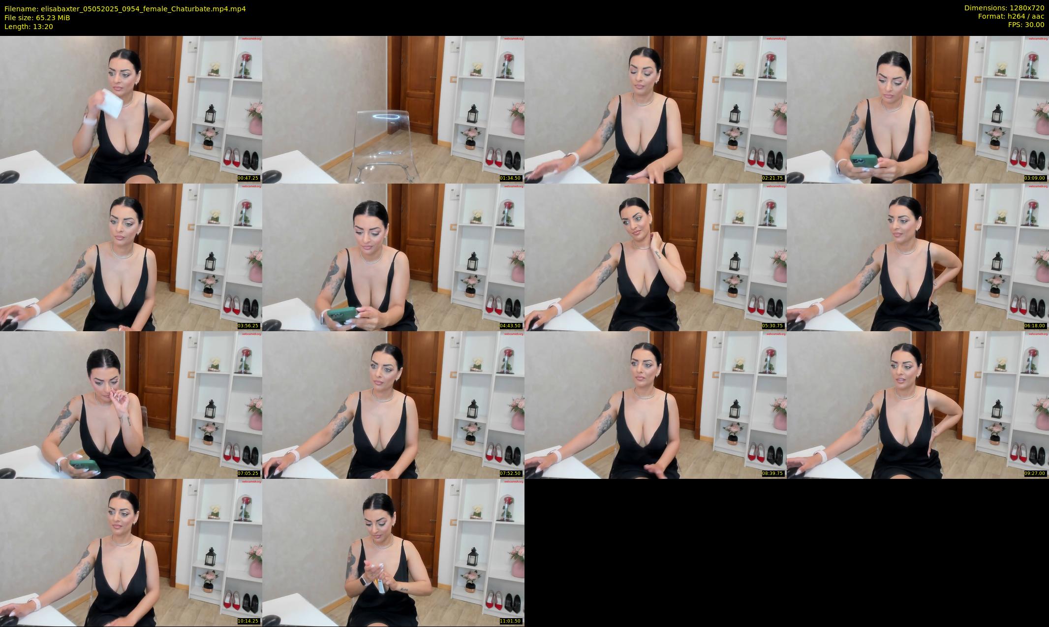 elisabaxter — 14 minute Chaturbate female cam show recording, 720p, May 5, 2025