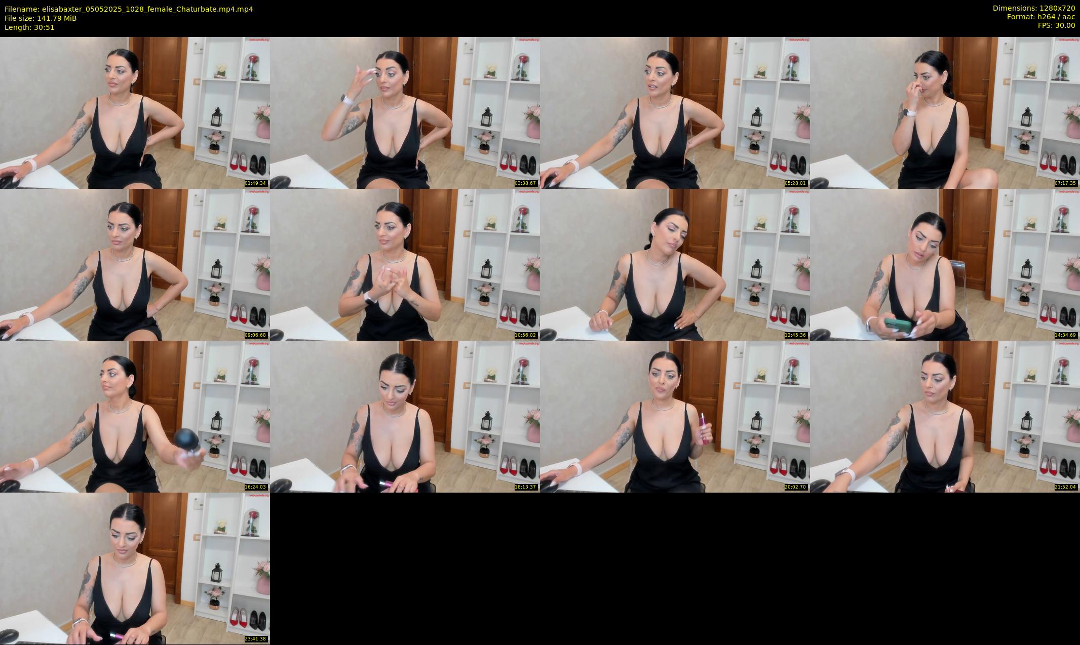 elisabaxter — 31 minute Chaturbate female cam show recording, 720p, May 5, 2025