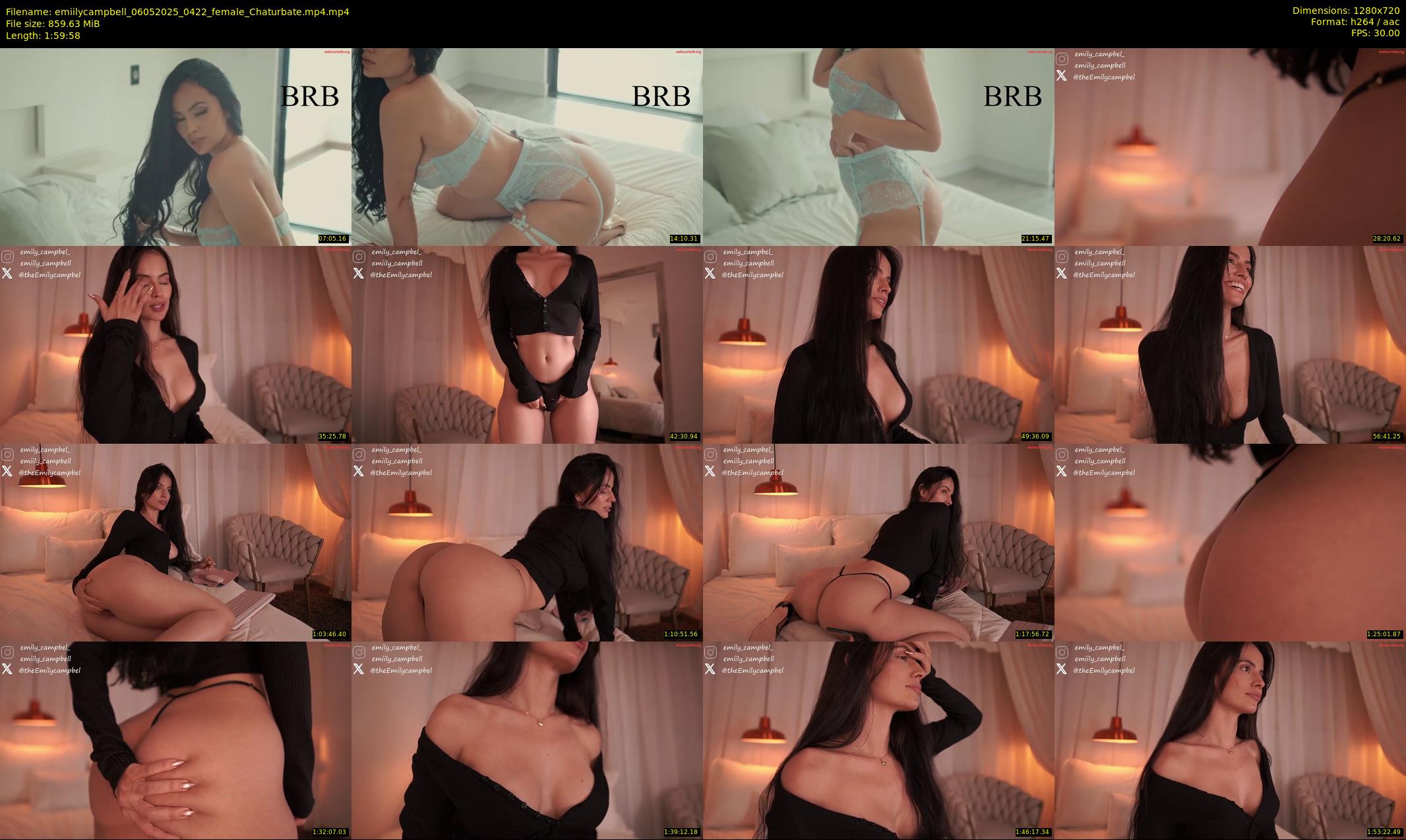 emiilycampbell — 120 minute Chaturbate female cam show recording, 720p, May 6, 2025