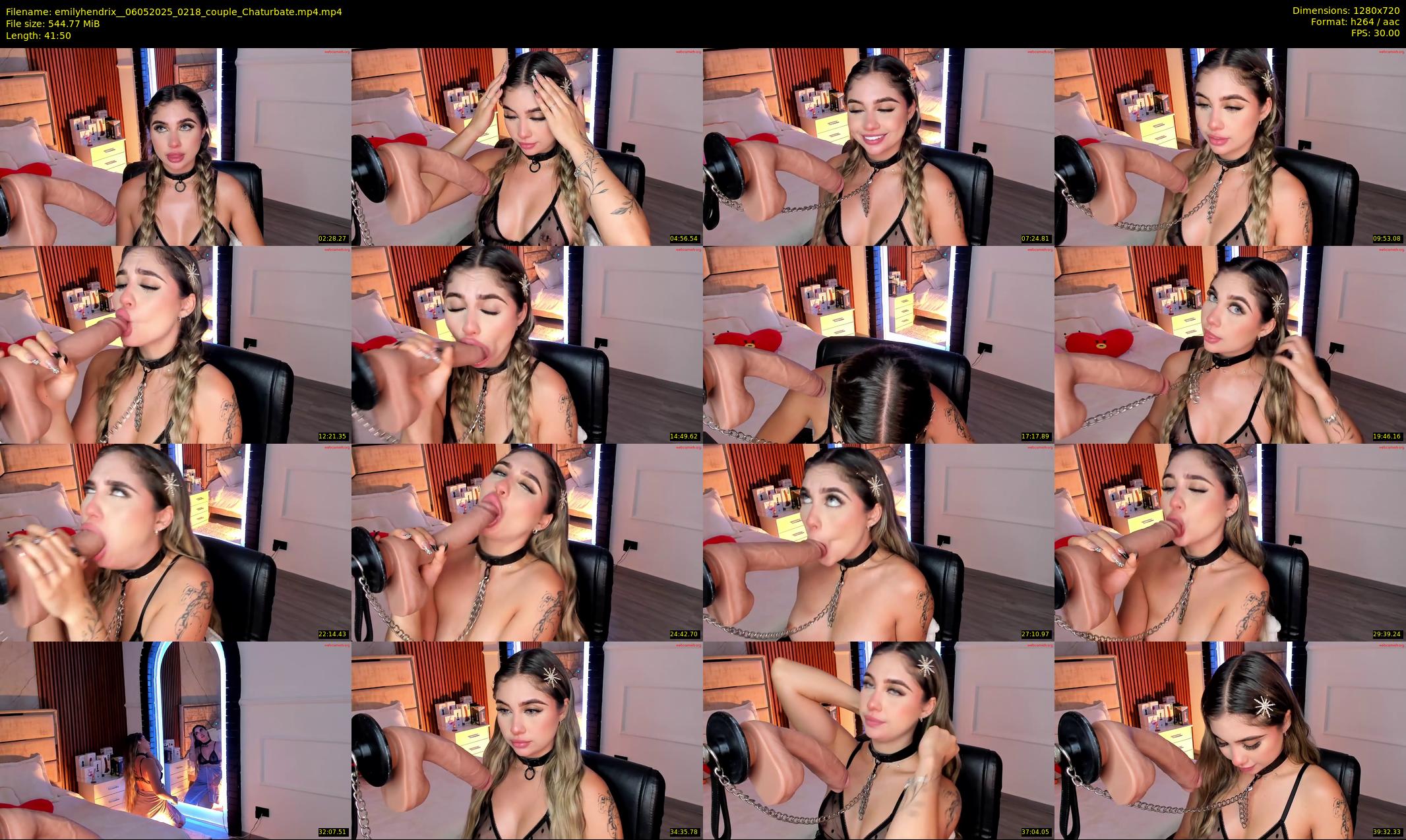 emilyhendrix_ — 42 minute Chaturbate couple cam show recording, 720p, May 6, 2025