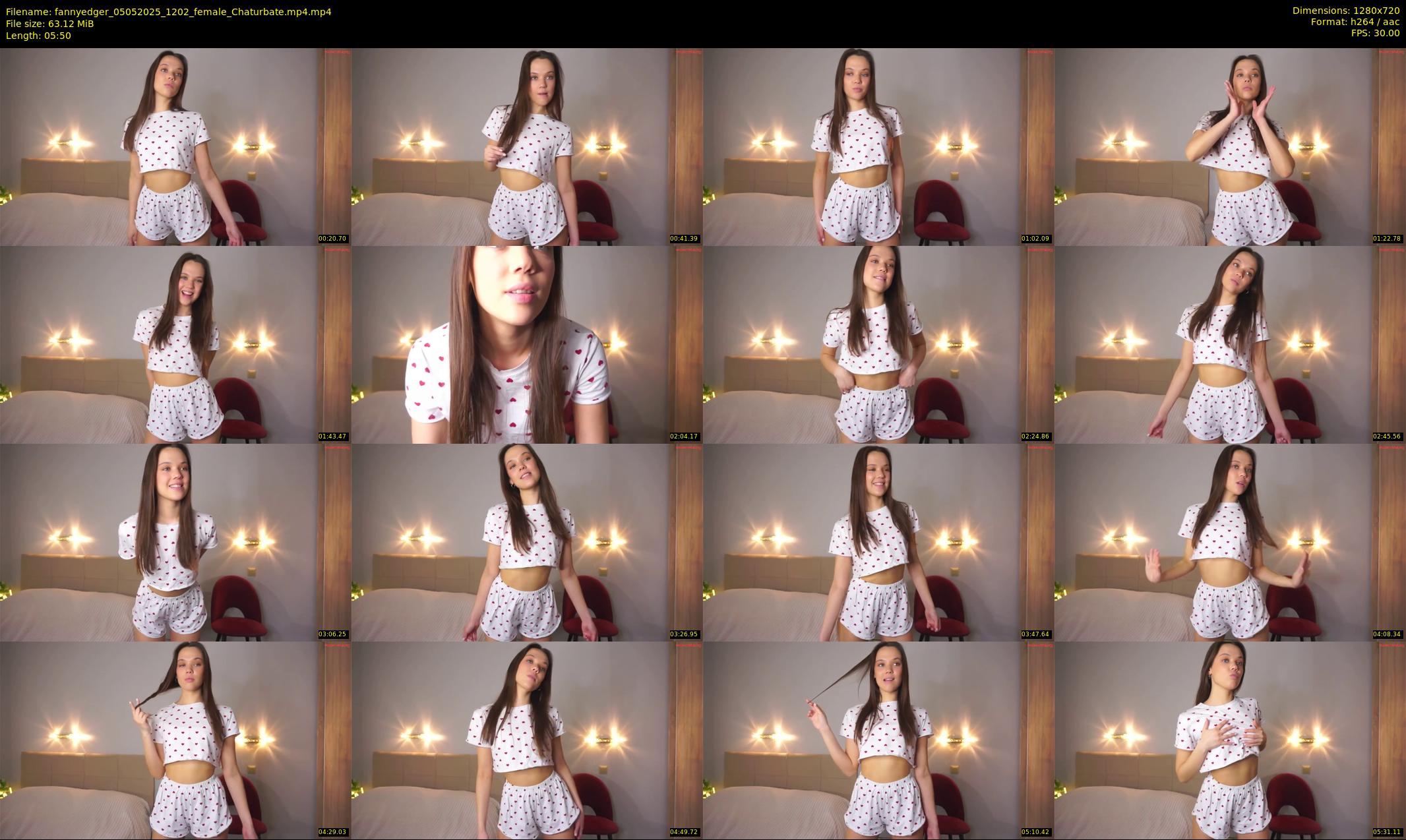 fannyedger — 6 minute Chaturbate female cam show recording, 720p, May 5, 2025