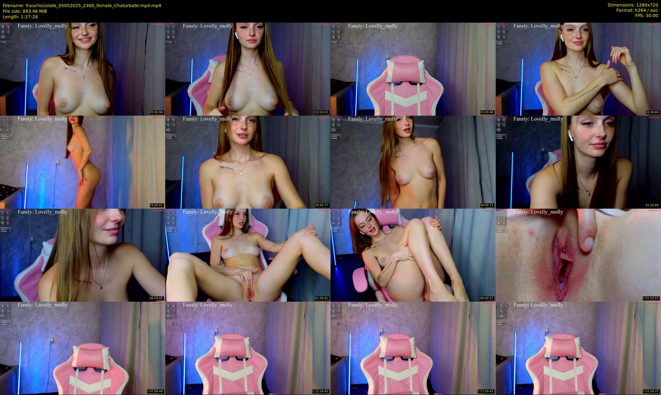 frauchocolate — 88 minute Chaturbate female cam show recording, 720p, May 5, 2025