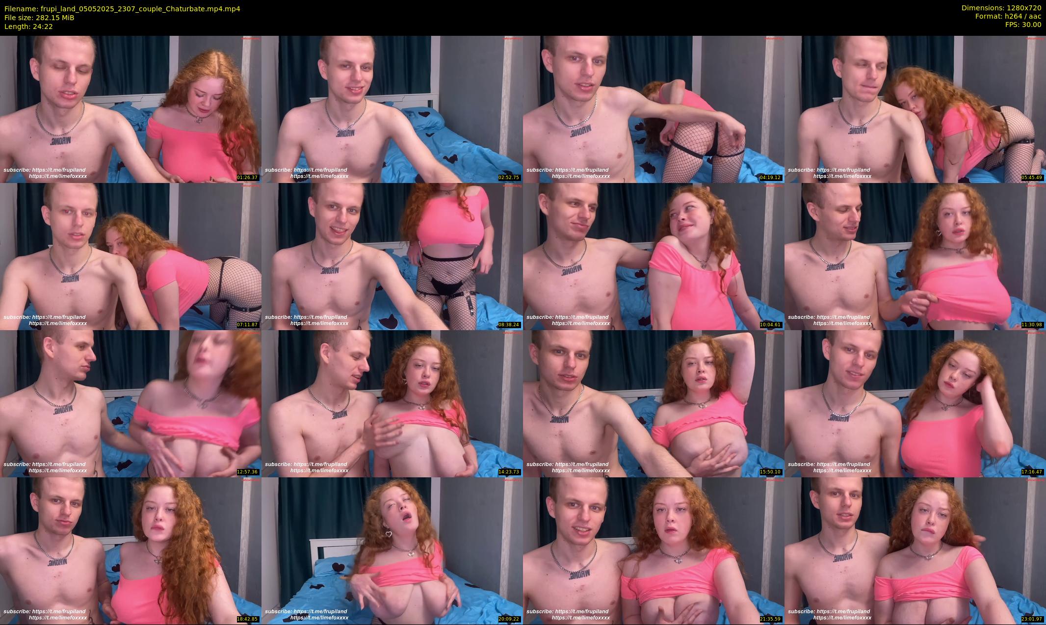 frupi_land — 25 minute Chaturbate couple cam show recording, 720p, May 5, 2025