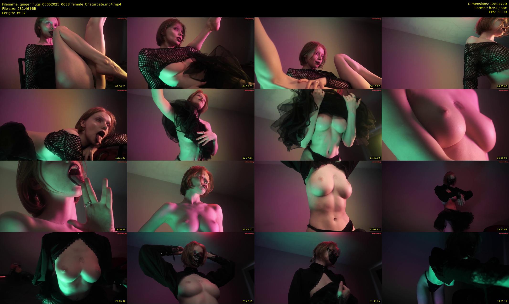 ginger_hugs — 36 minute Chaturbate female cam show recording, 720p, May 5, 2025