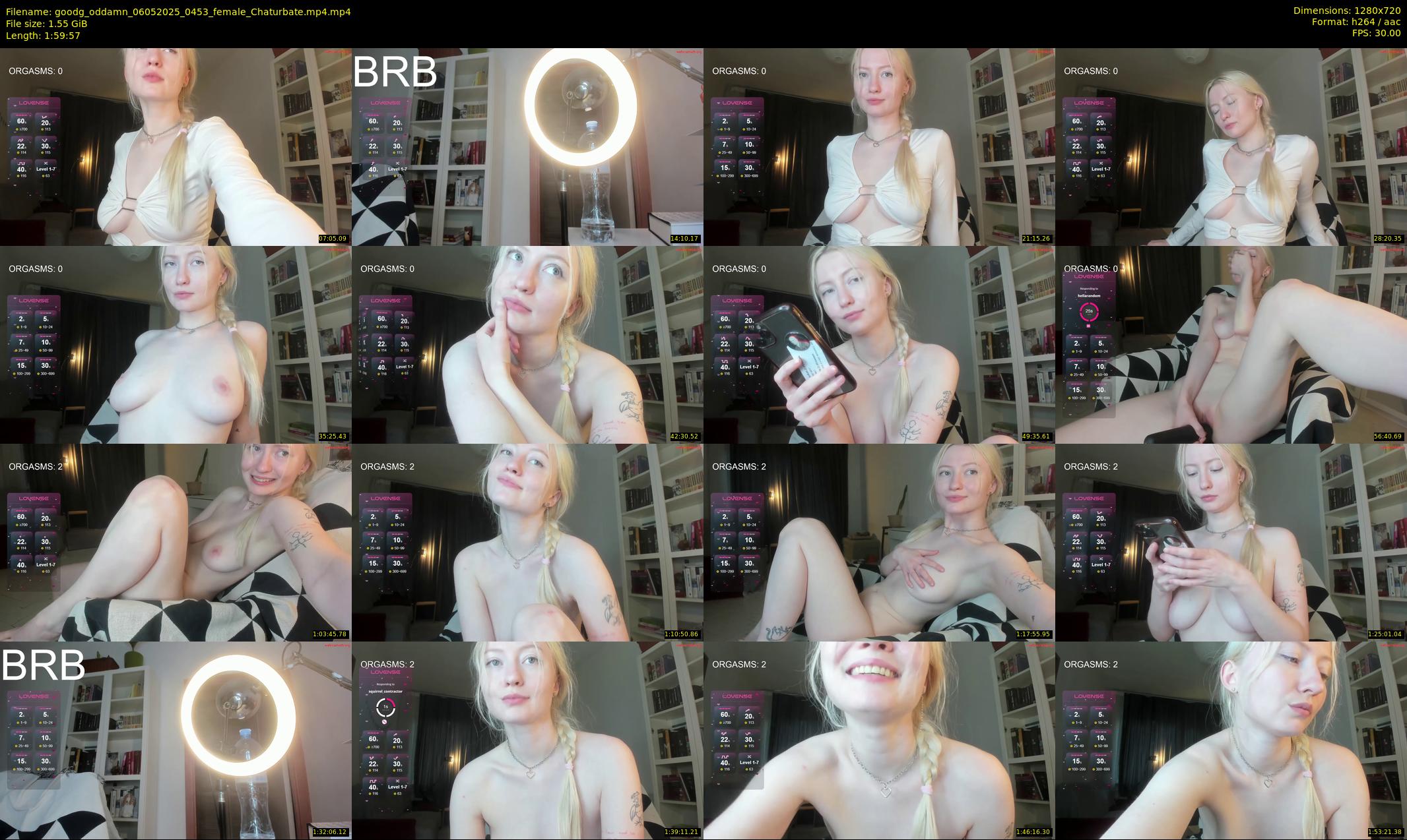 goodg_oddamn — 120 minute Chaturbate female cam show recording, 720p, May 6, 2025