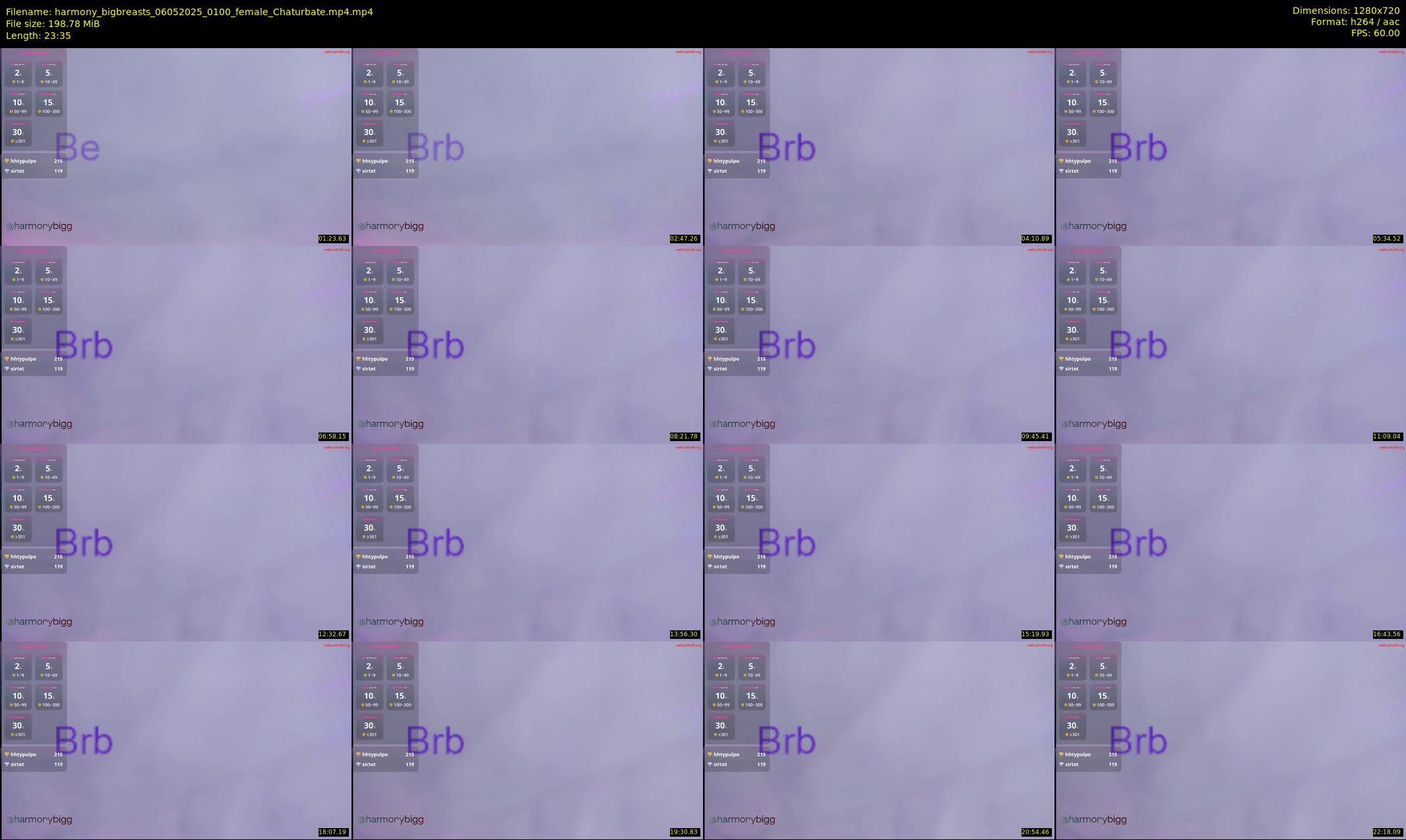 harmony_bigbreasts — 24 minute Chaturbate female cam show recording, 720p, May 6, 2025