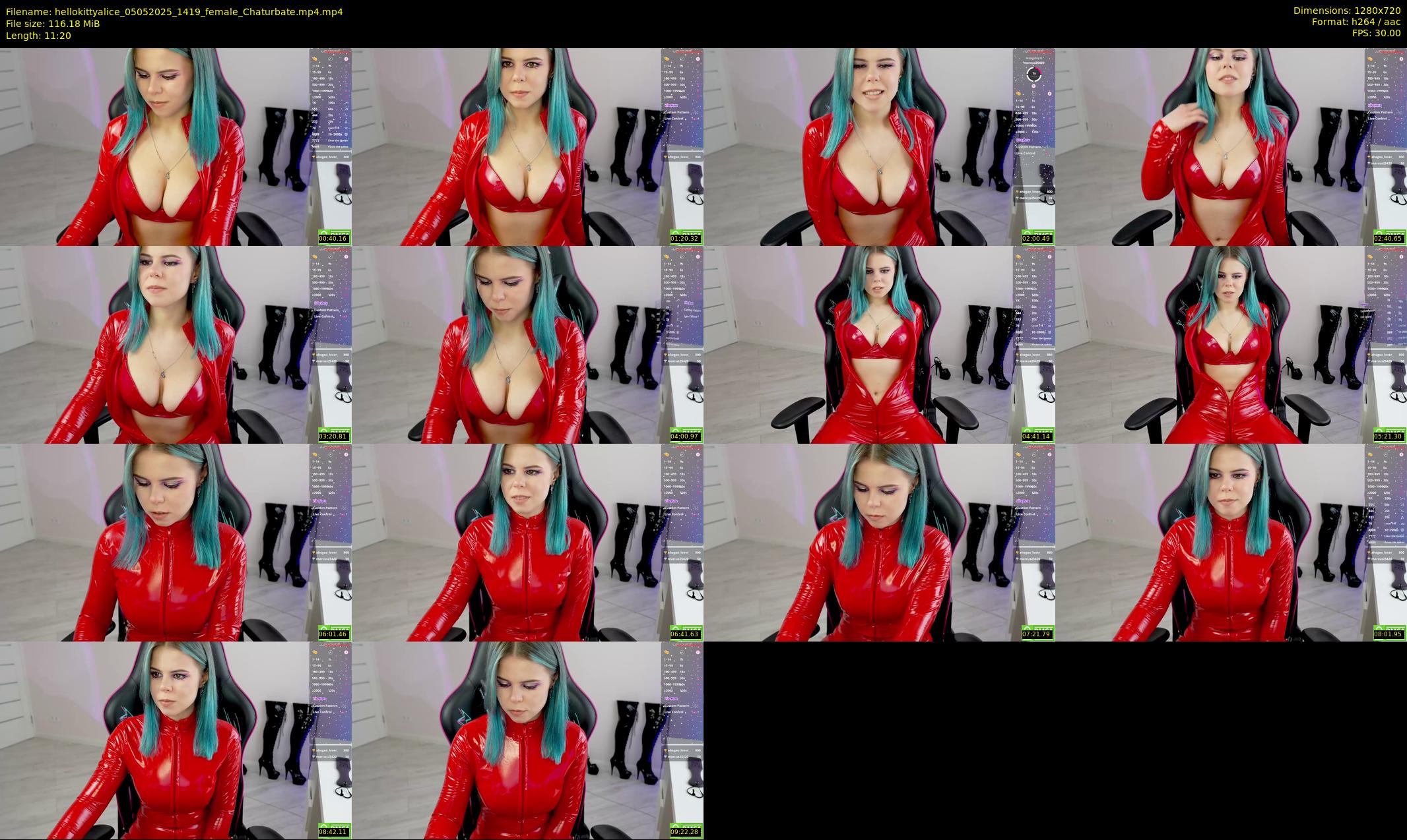 hellokittyalice — 12 minute Chaturbate female cam show recording, 720p, May 5, 2025