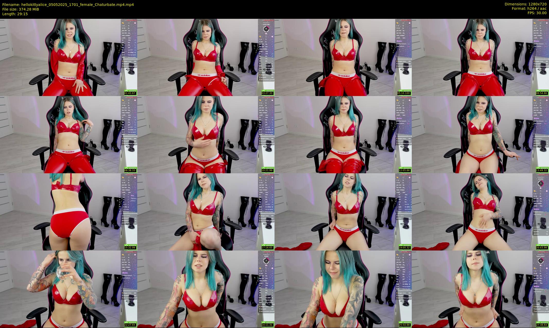 hellokittyalice — 30 minute Chaturbate female cam show recording, 720p, May 5, 2025