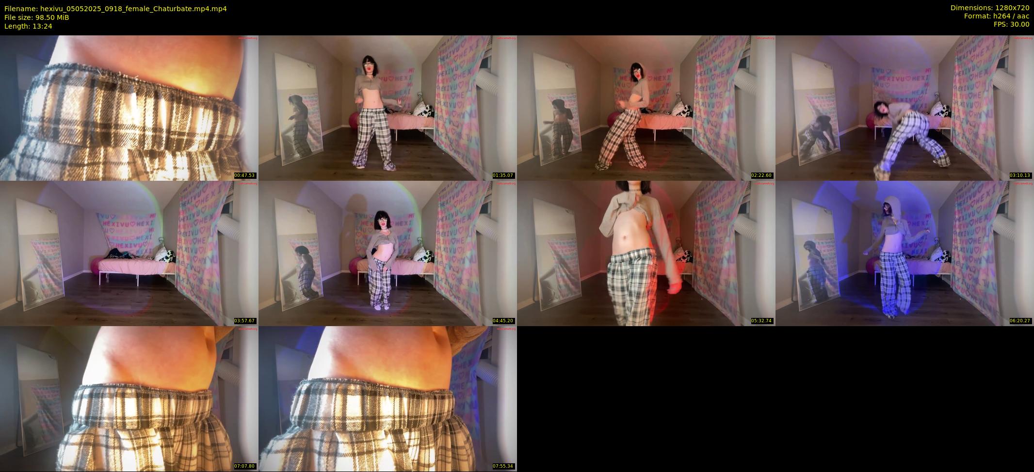 hexivu — 14 minute Chaturbate female cam show recording, 720p, May 5, 2025