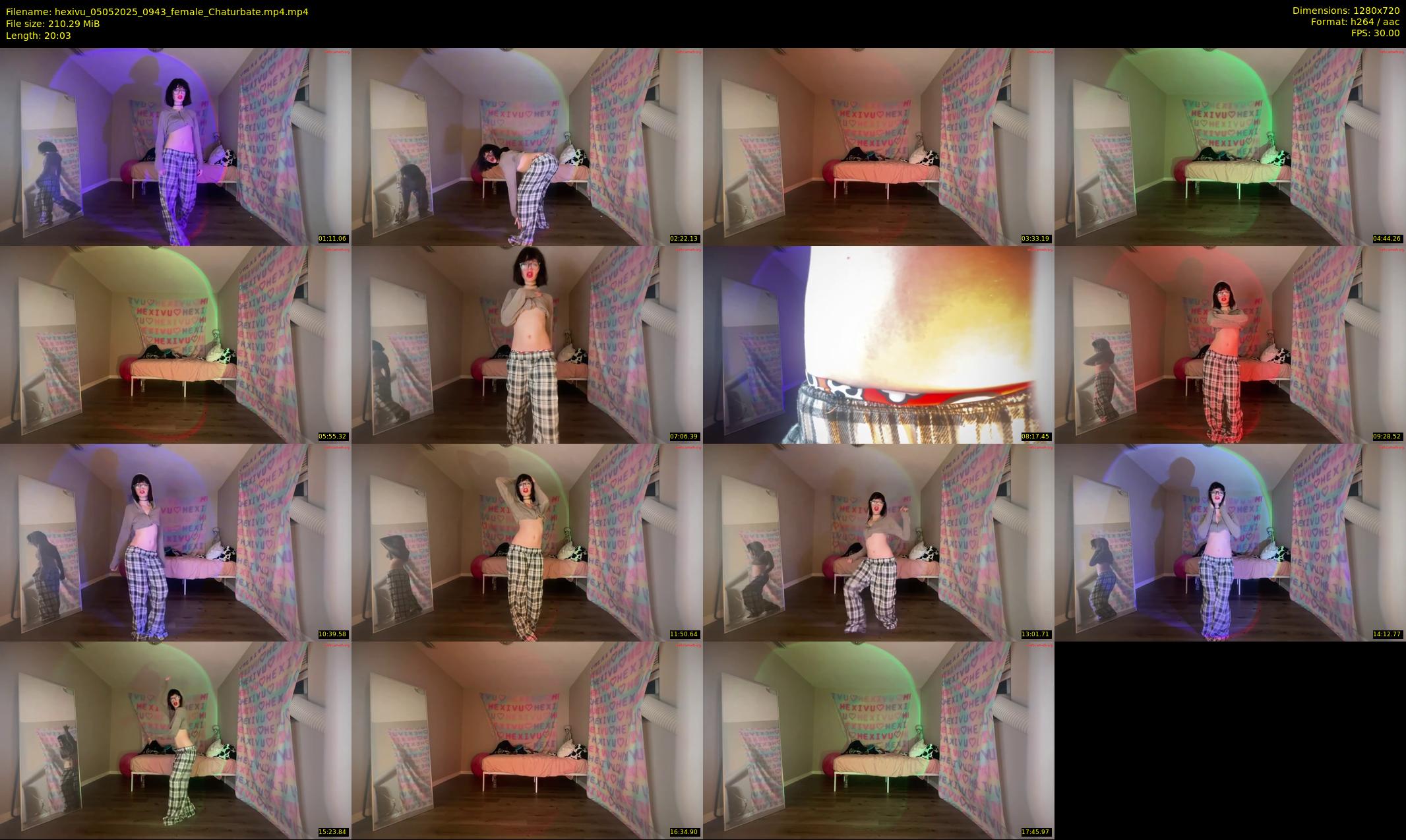 hexivu — 21 minute Chaturbate female cam show recording, 720p, May 5, 2025
