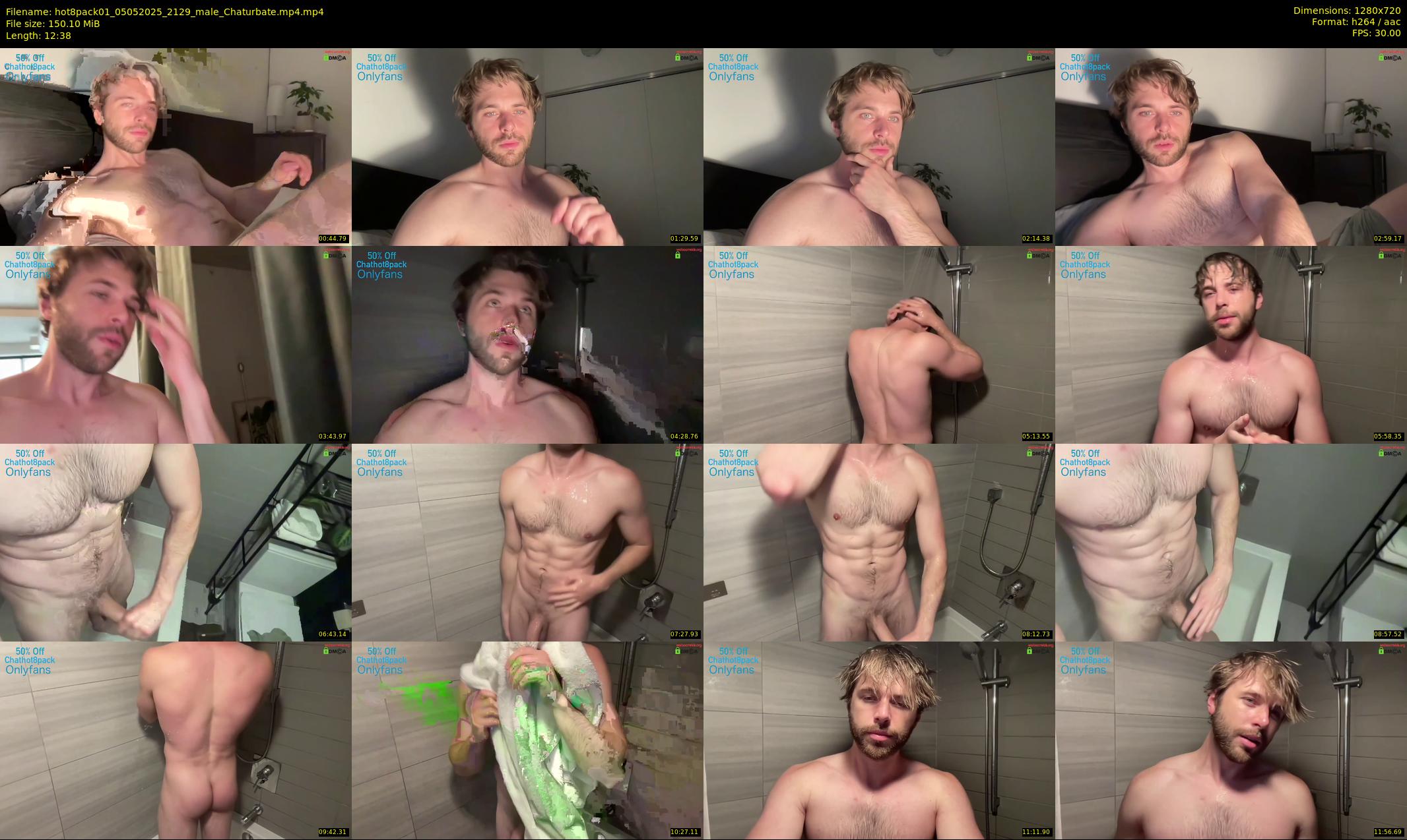 hot8pack01 — 13 minute Chaturbate male cam show recording, 720p, May 5, 2025