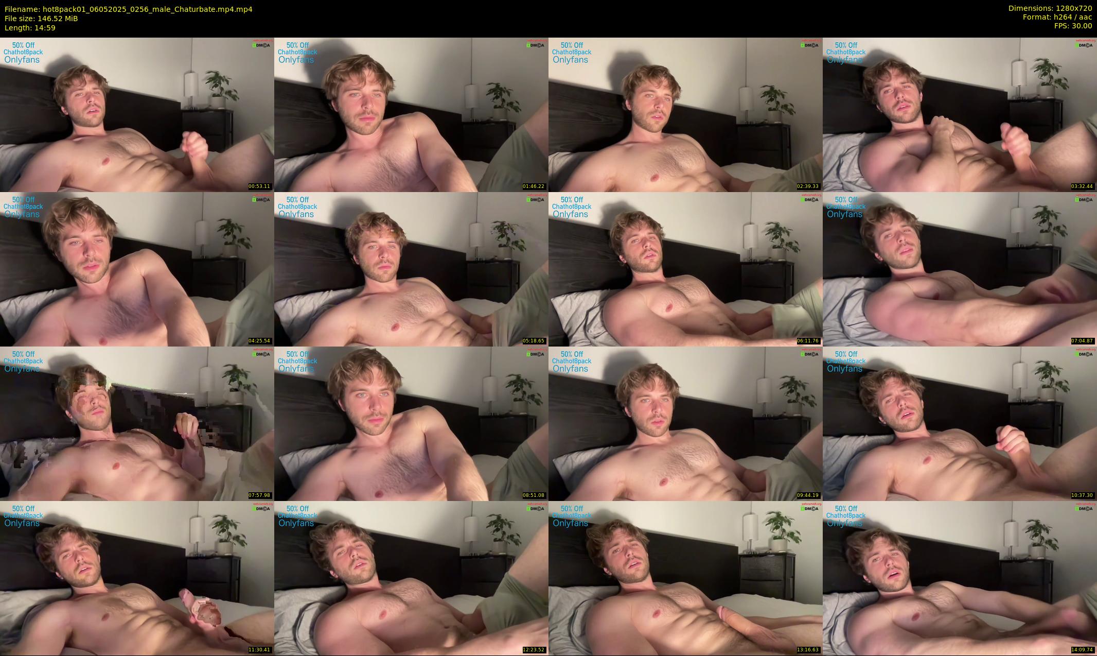 hot8pack01 — 15 minute Chaturbate male cam show recording, 720p, May 6, 2025