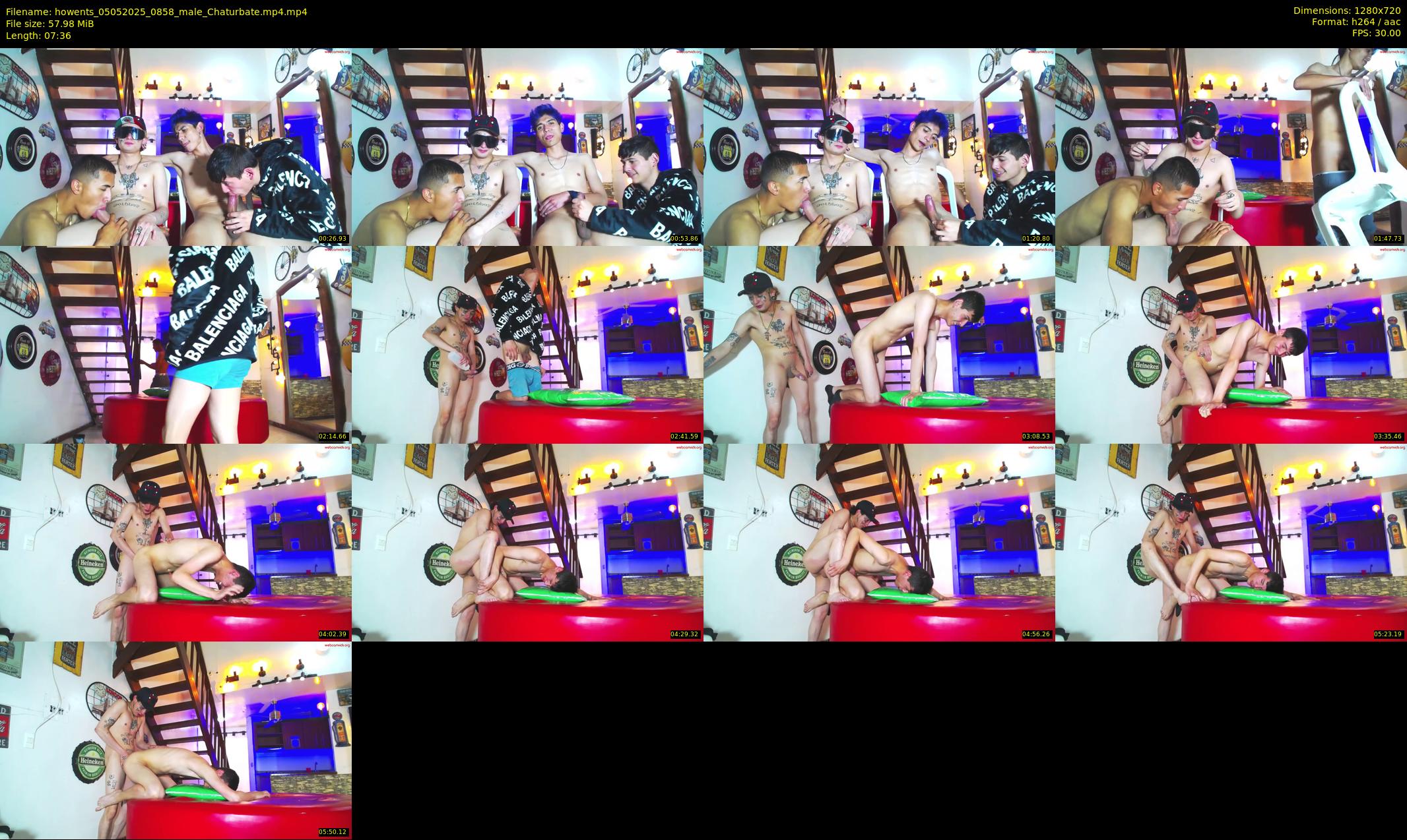 howents — 8 minute Chaturbate male cam show recording, 720p, May 5, 2025