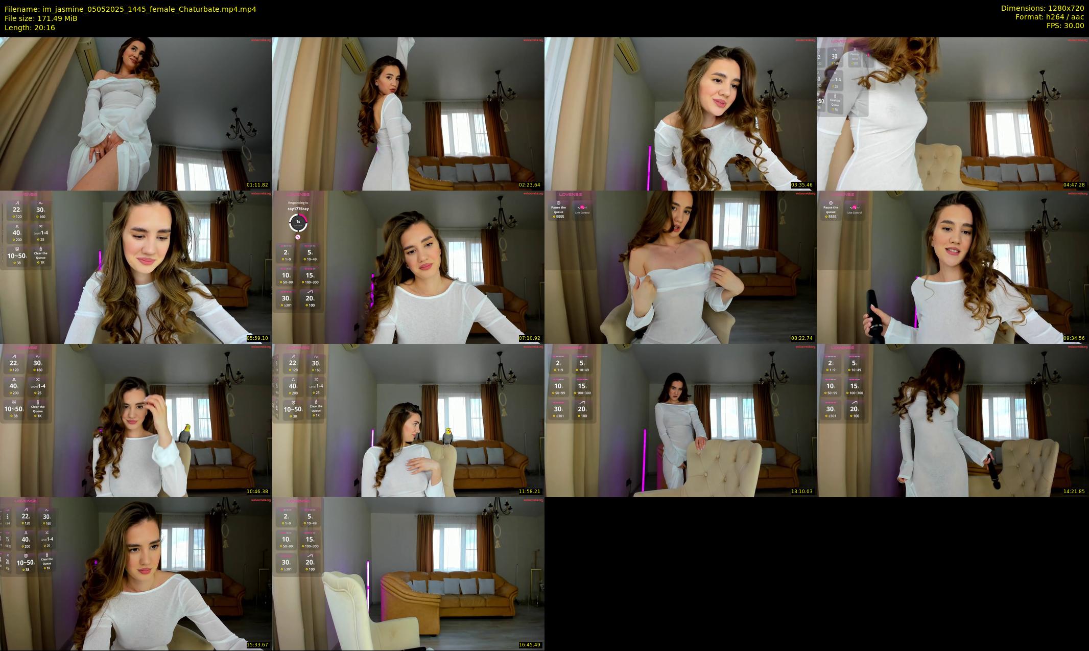im_jasmine — 21 minute Chaturbate female cam show recording, 720p, May 5, 2025
