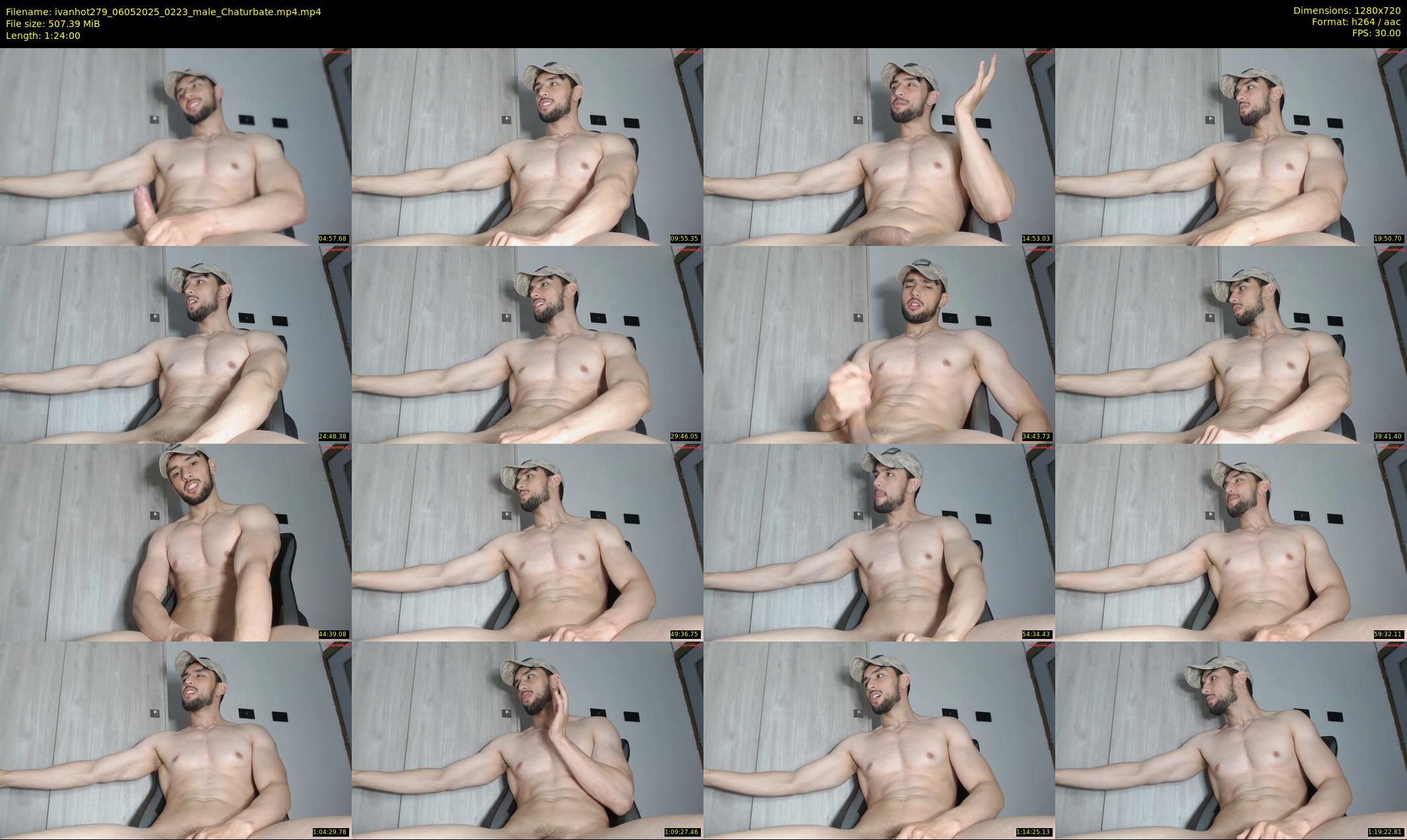 ivanhot279 — 84 minute Chaturbate male cam show recording, 720p, May 6, 2025