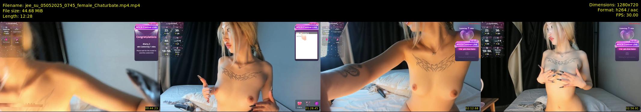 jee_su — 13 minute Chaturbate female cam show recording, 720p, May 5, 2025