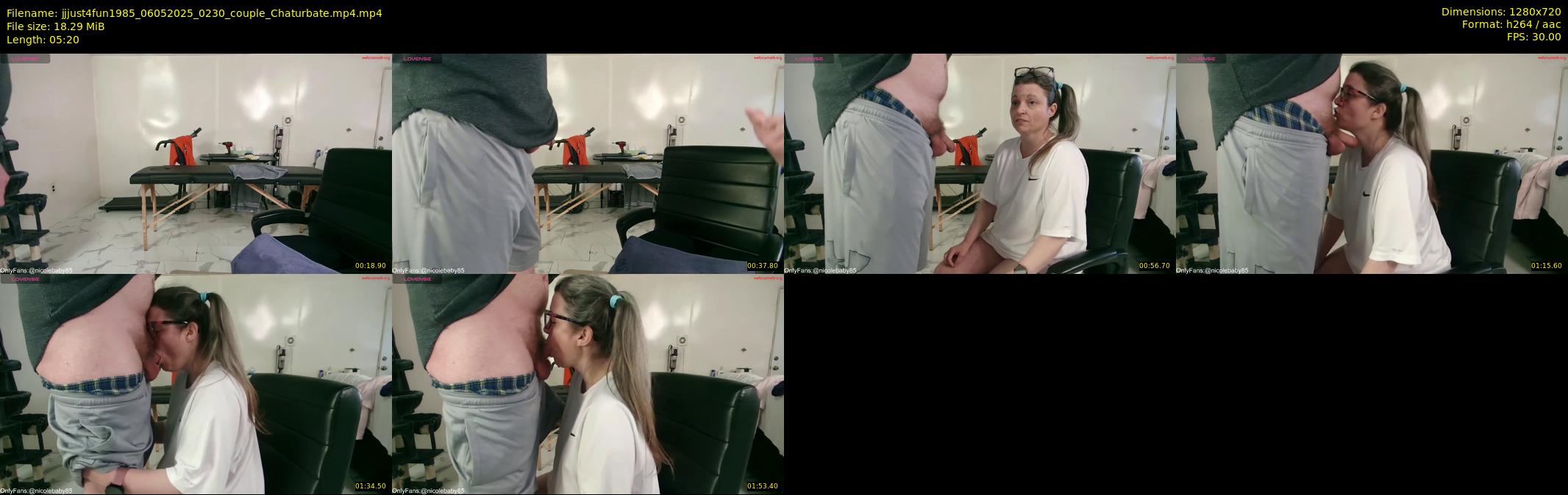 jjjust4fun1985 — 6 minute Chaturbate couple cam show recording, 720p, May 6, 2025