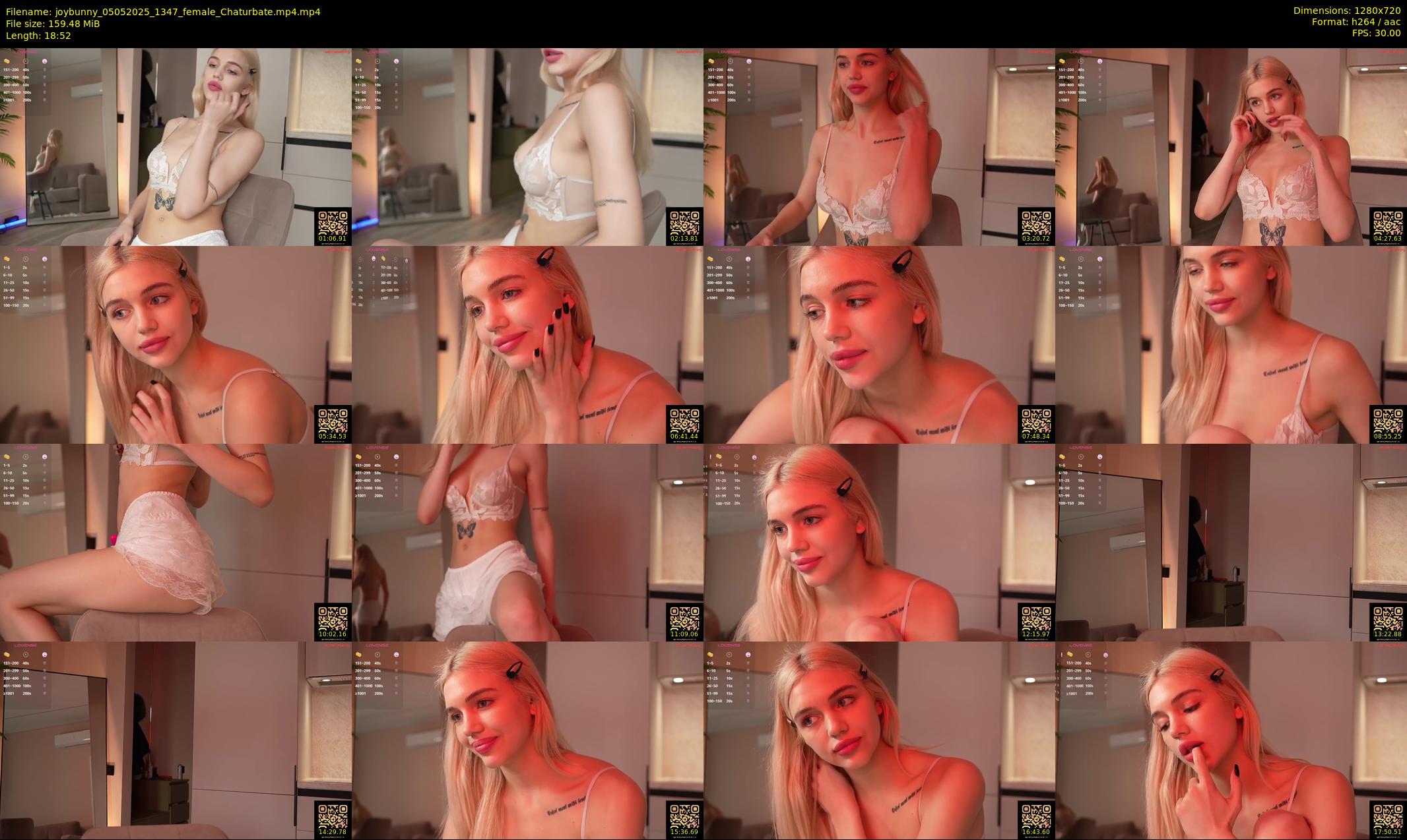 joybunny — 19 minute Chaturbate female cam show recording, 720p, May 5, 2025