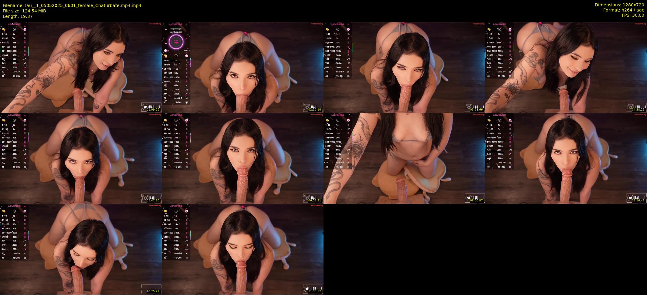 lau__1 — 20 minute Chaturbate female cam show recording, 720p, May 5, 2025