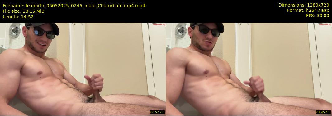 lexnorth — 15 minute Chaturbate male cam show recording, 720p, May 6, 2025